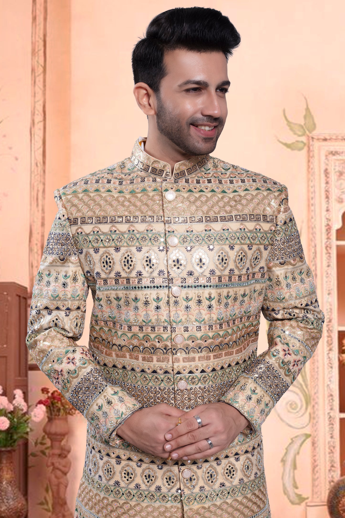 Mens Sherwani- I09-S04