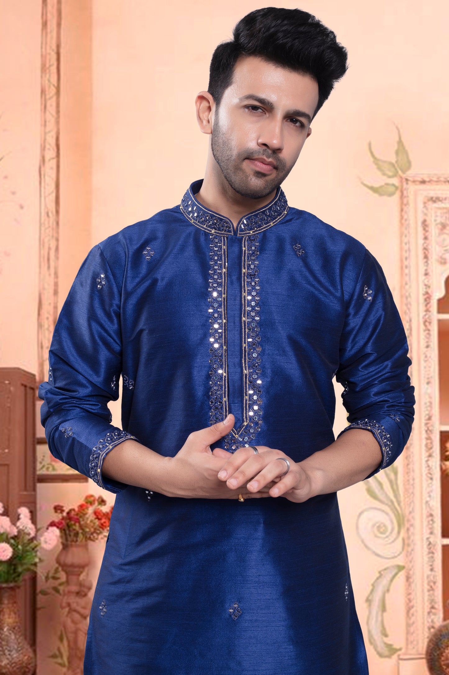 Mens Led Kurta Pajama J17-S219