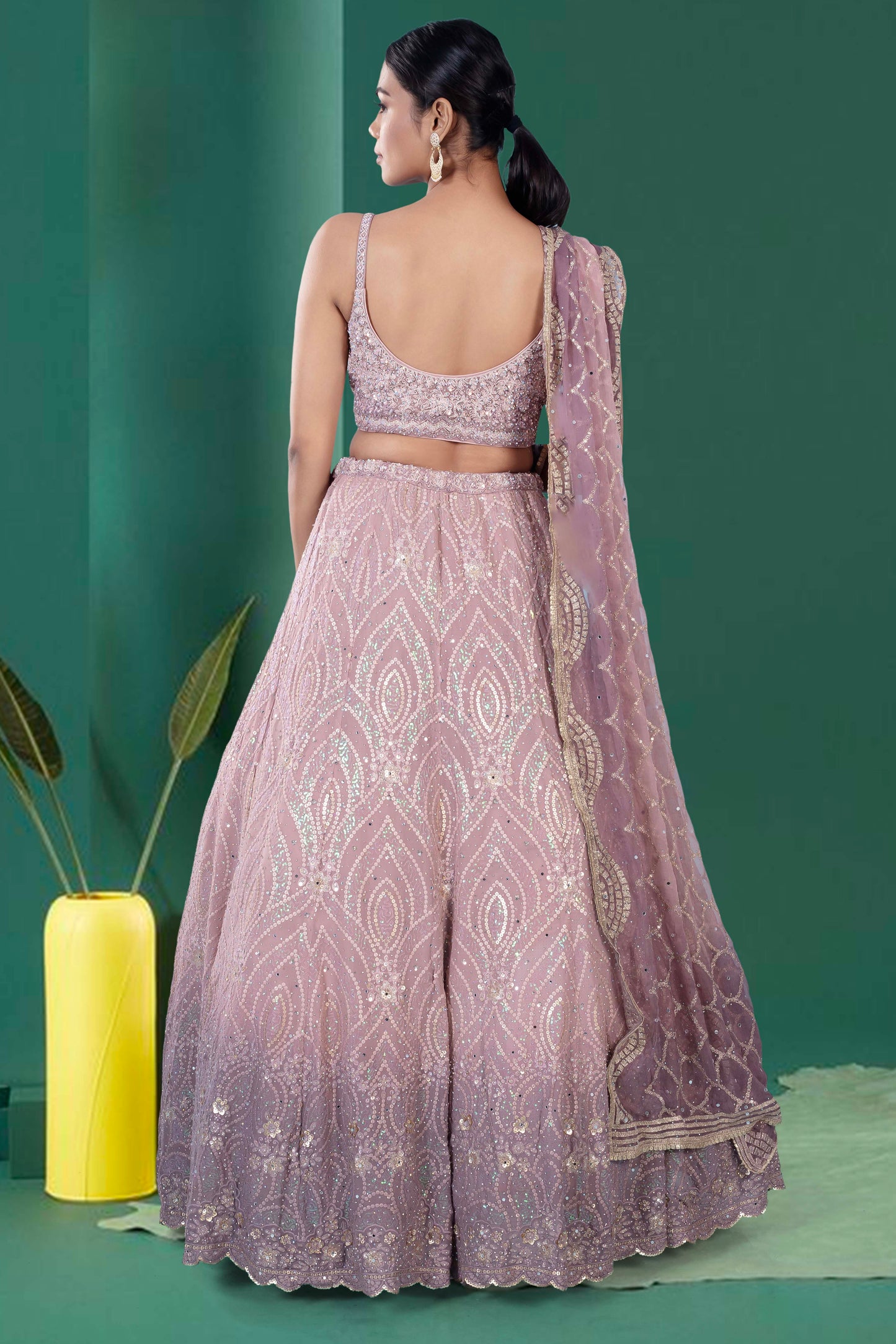 Party Wear Lehenga D-310