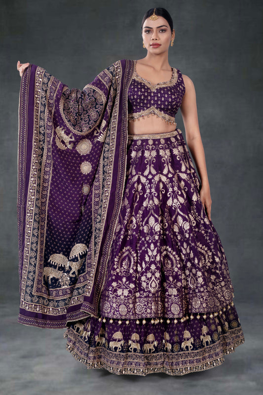 Party Wear Lehenga D-311