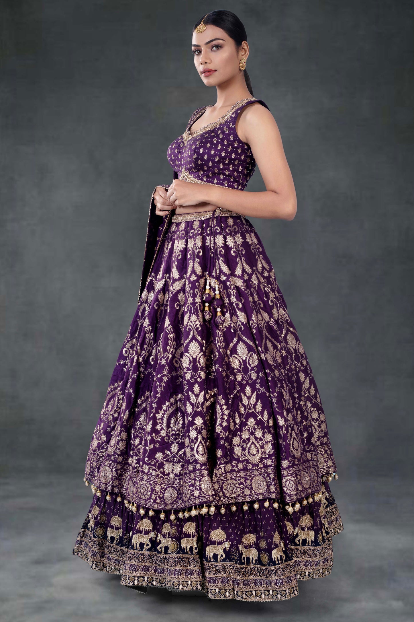 Party Wear Lehenga D-311