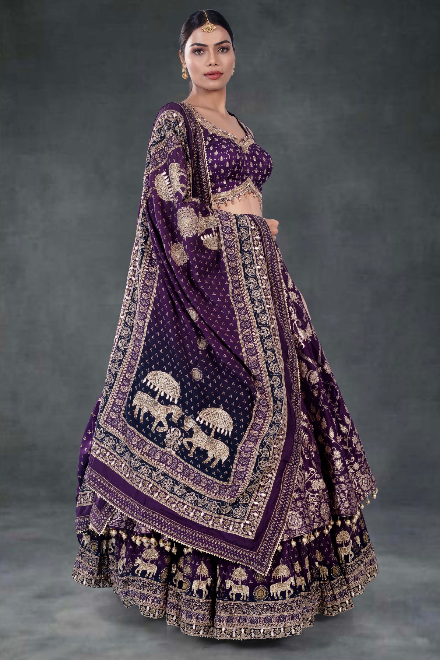 Party Wear Lehenga D-311