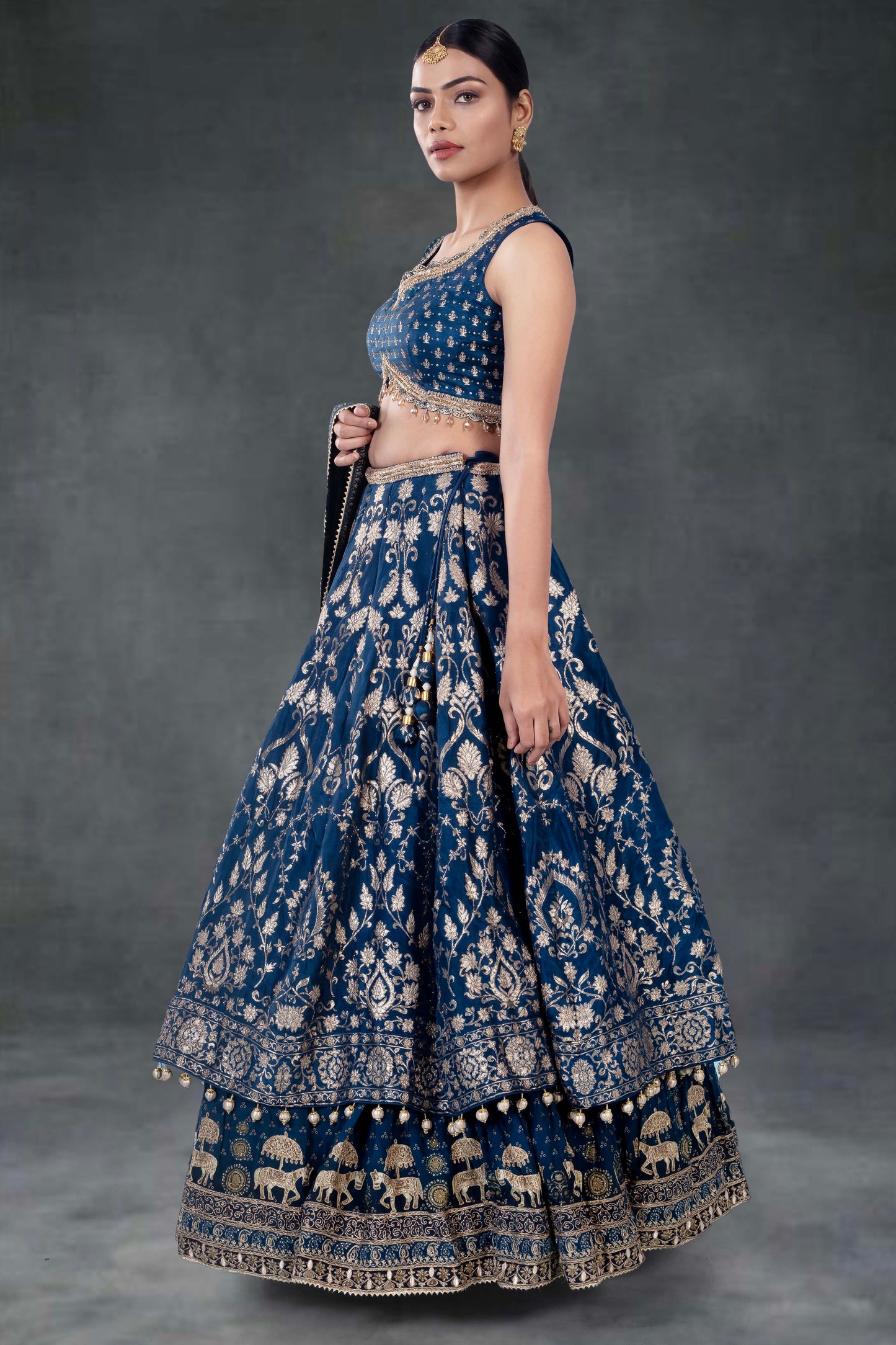 Party Wear Lehenga D-348