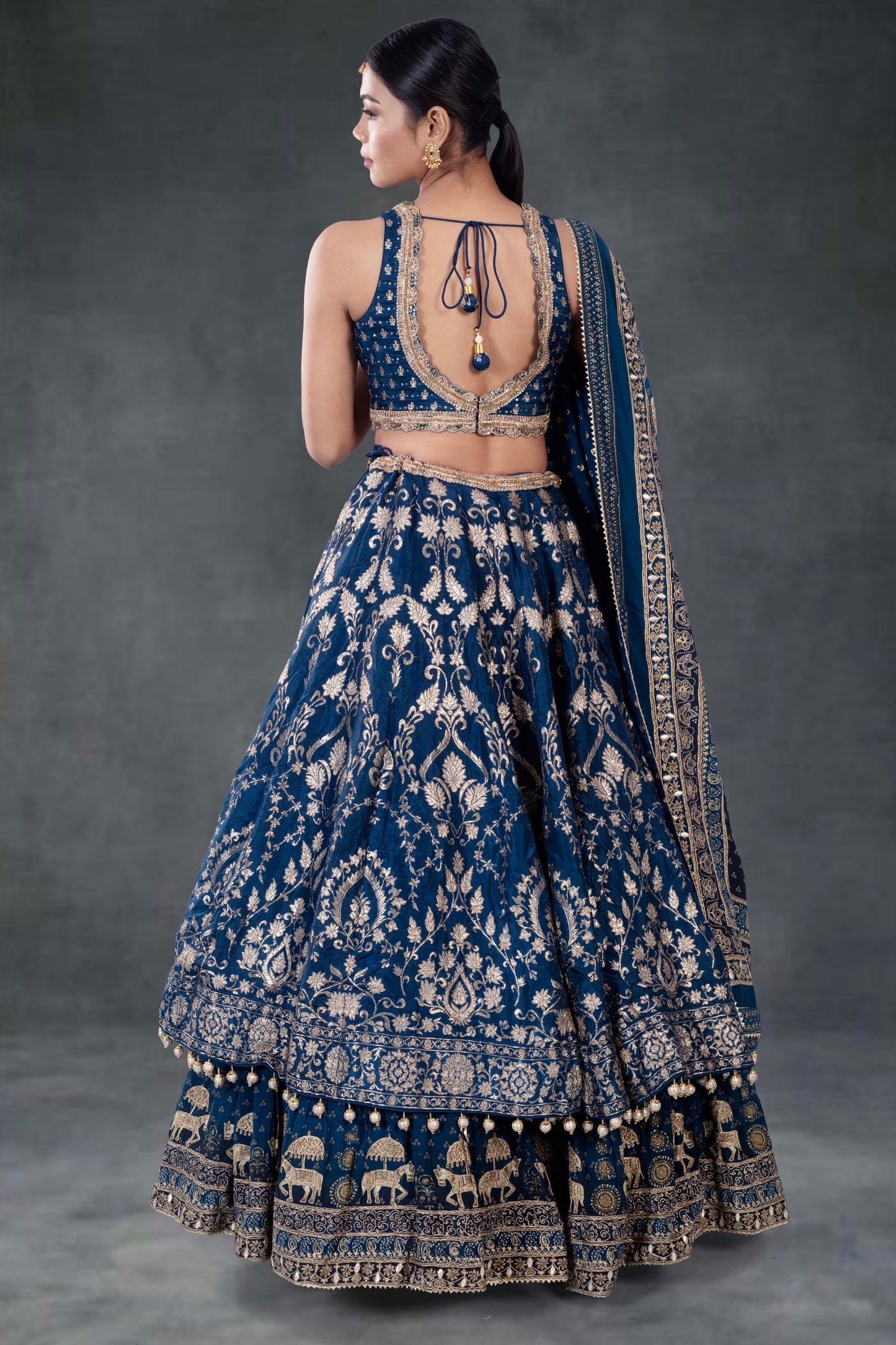 Party Wear Lehenga D-348