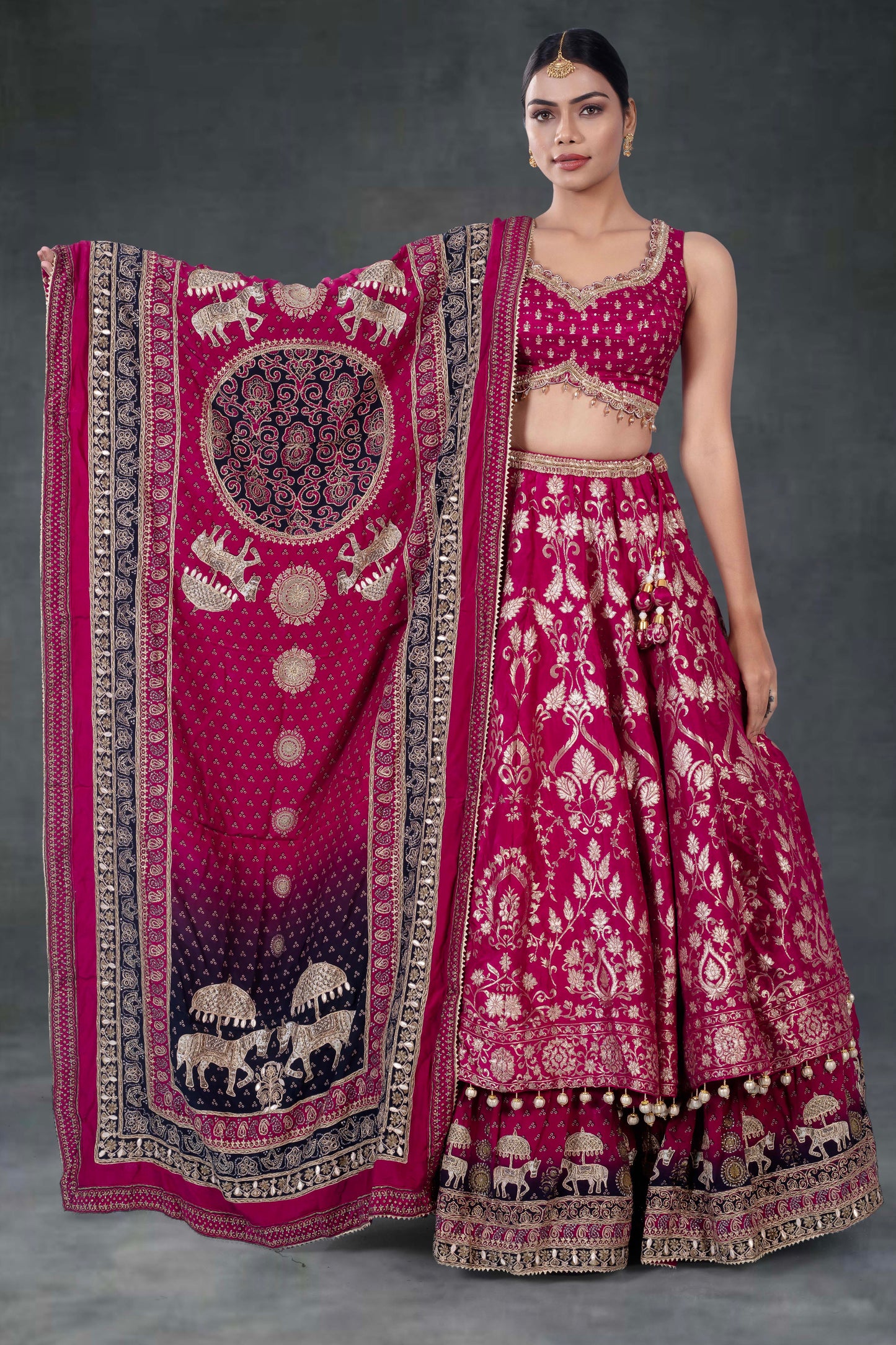 Party Wear Lehenga D-313