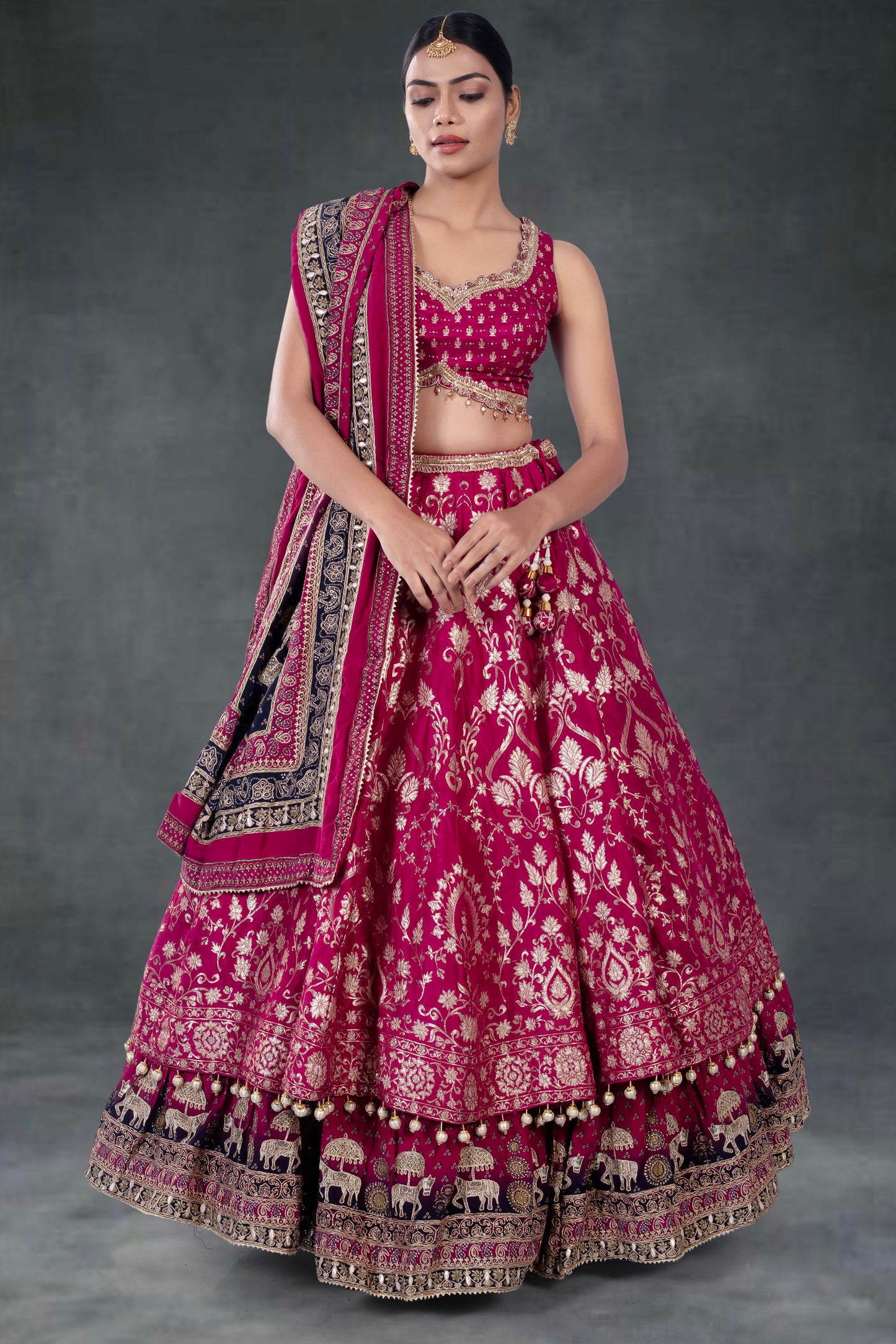 Party Wear Lehenga D-313