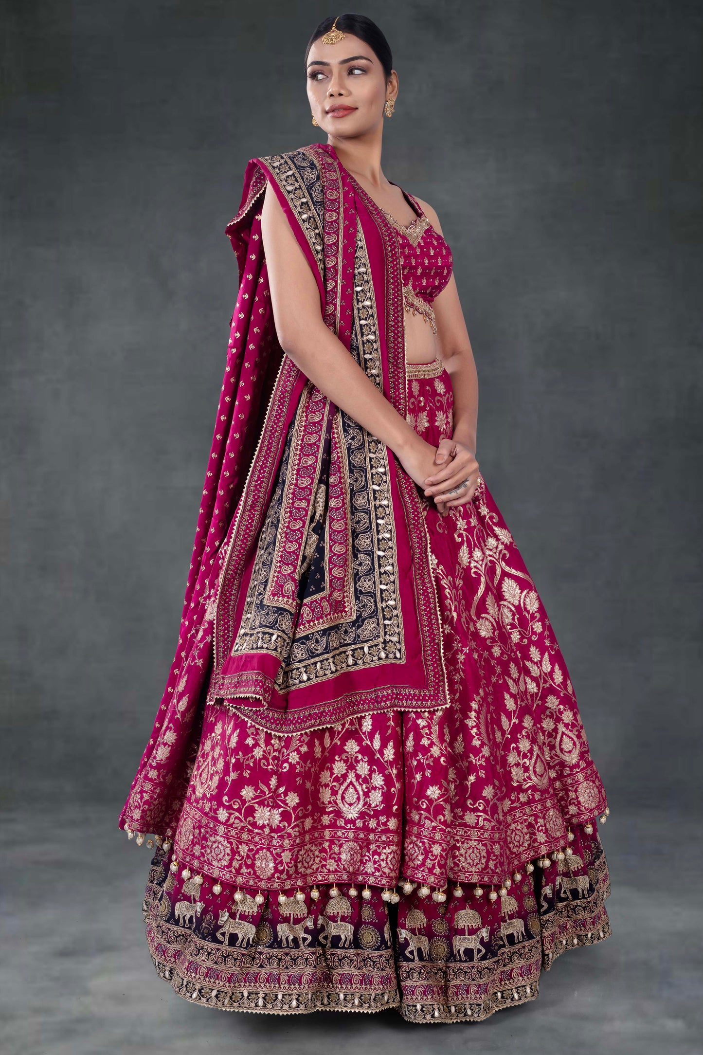 Party Wear Lehenga D-313