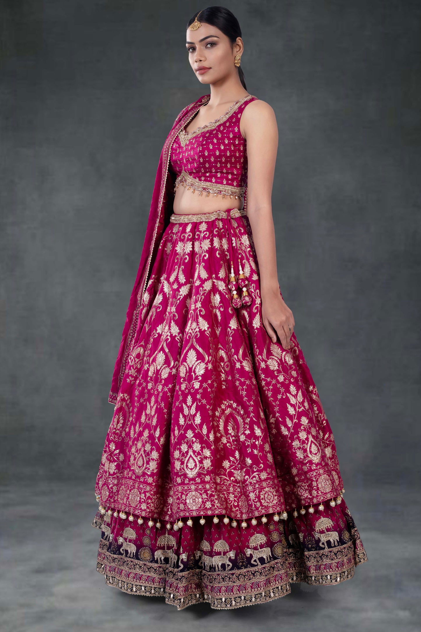 Party Wear Lehenga D-313