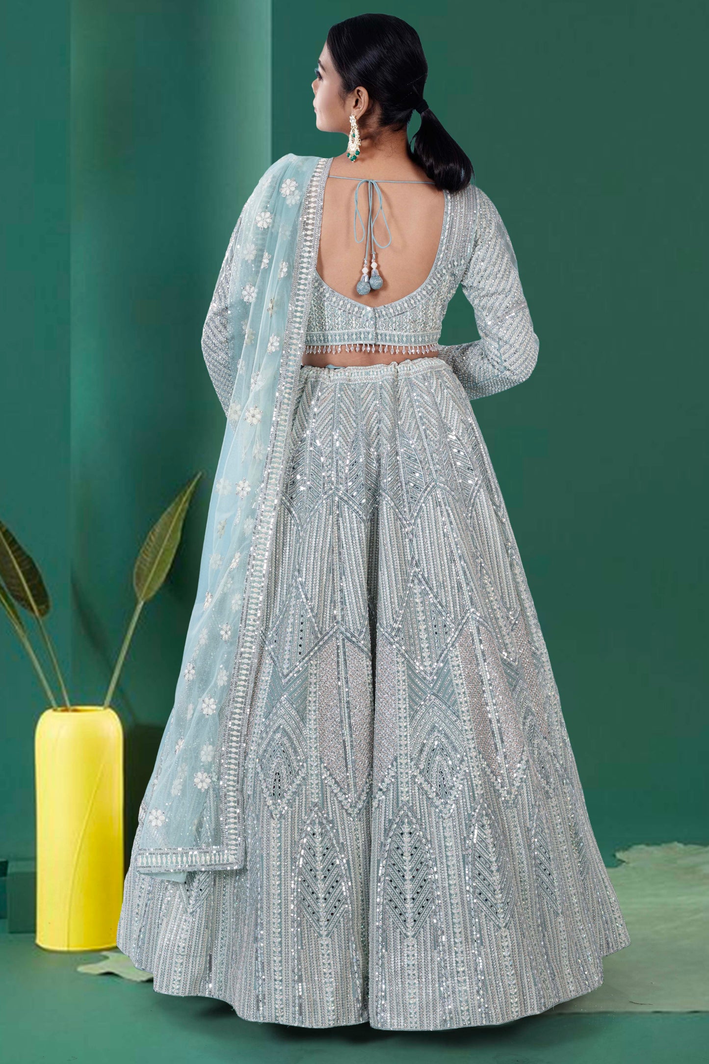 Party Wear Lehenga D-317