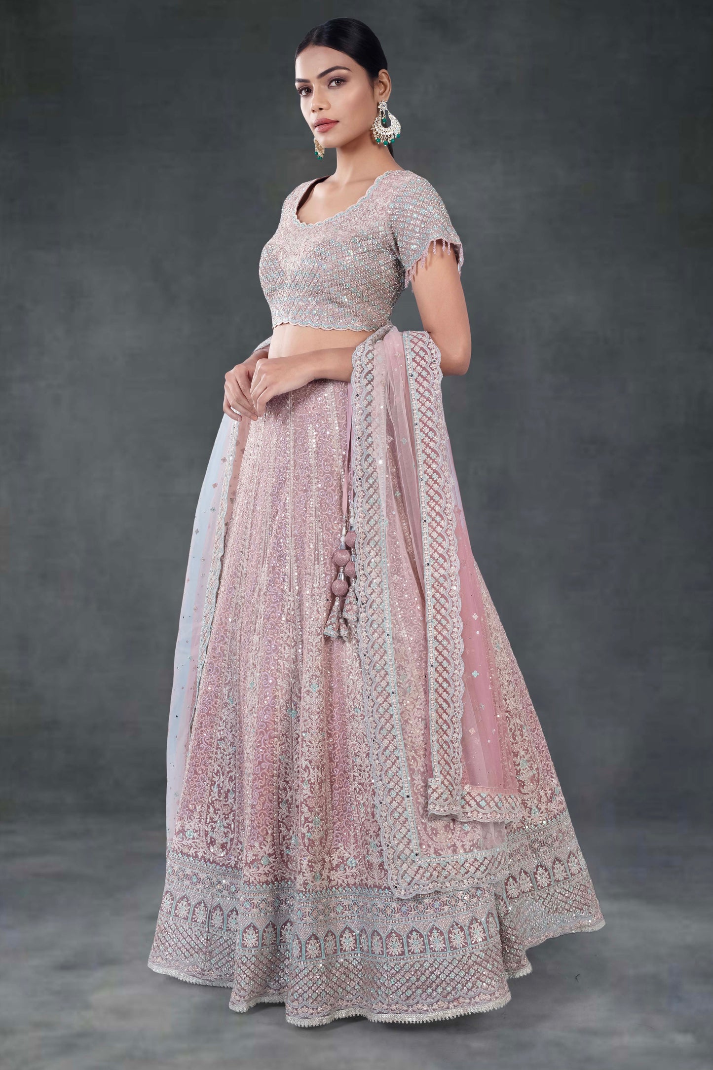 Party Wear Lehenga D-315