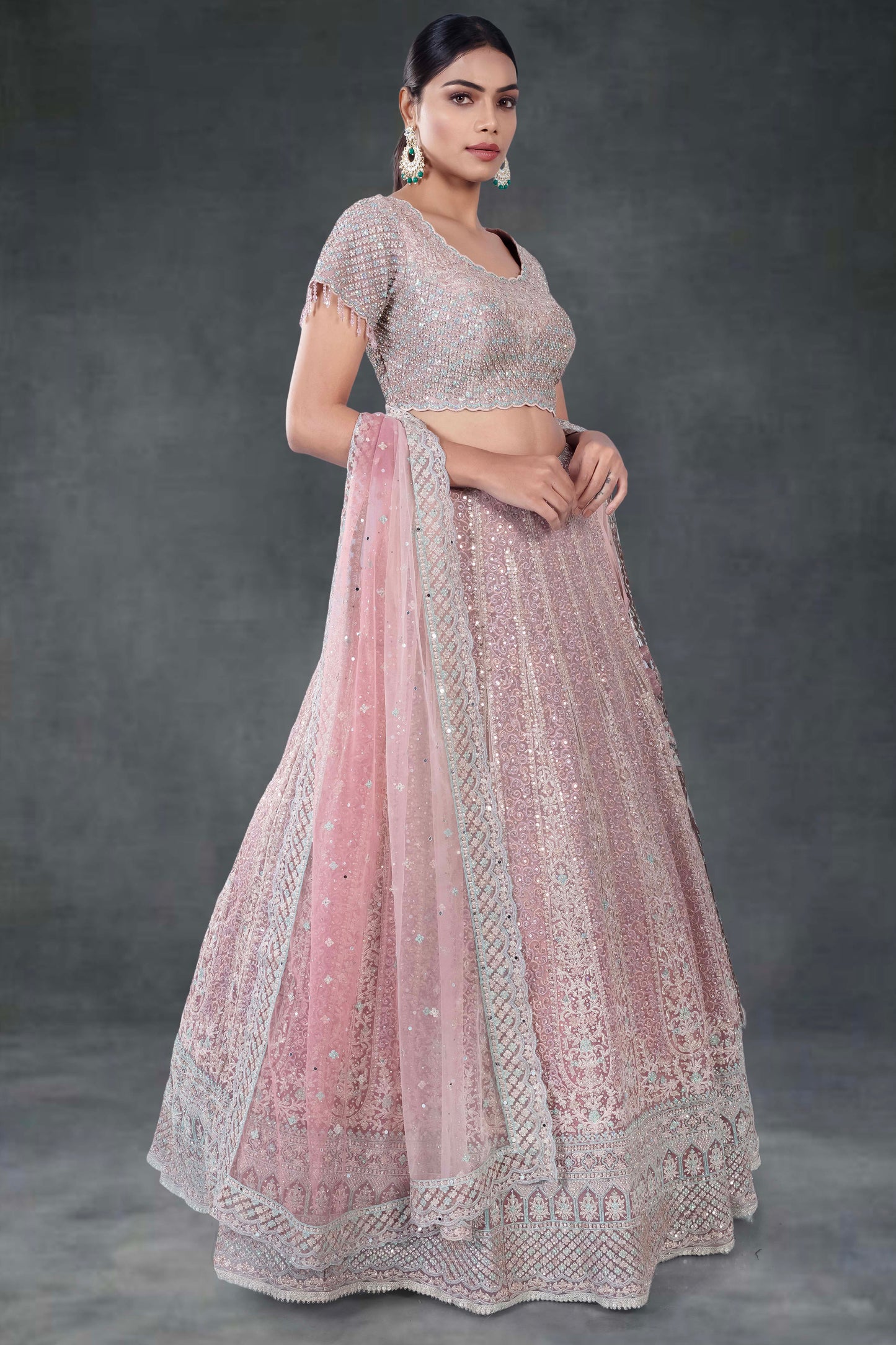 Party Wear Lehenga D-315