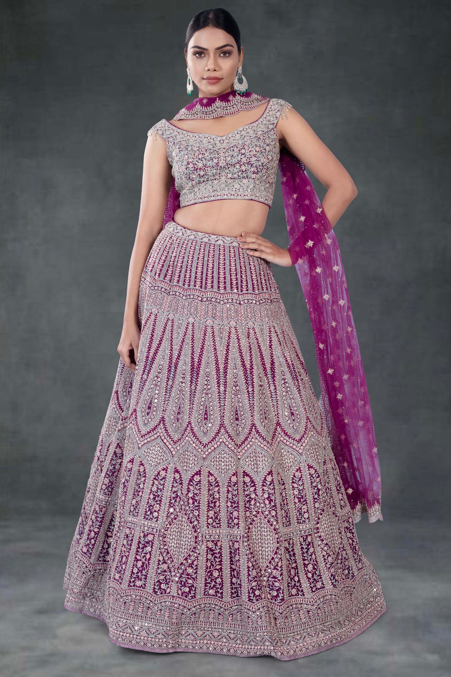 Party Wear Lehenga D-316