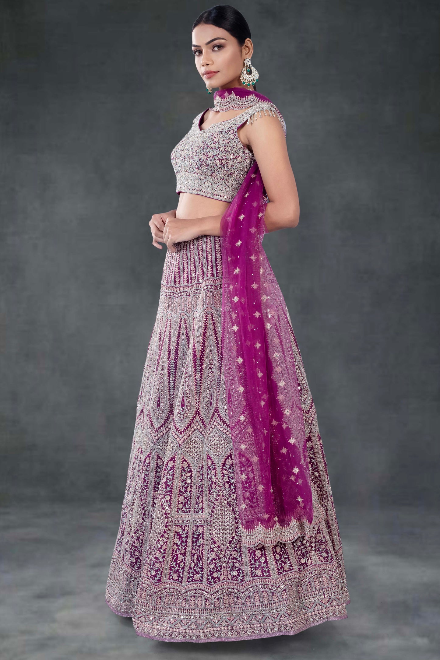 Party Wear Lehenga D-316