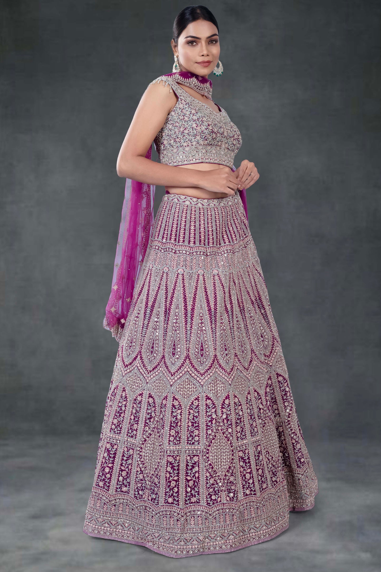 Party Wear Lehenga D-316