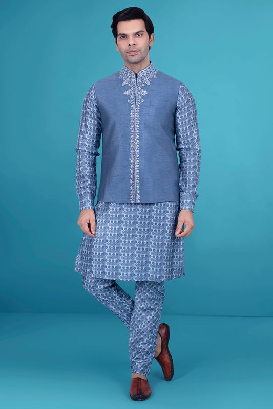 Mens kurta vest J171-N218