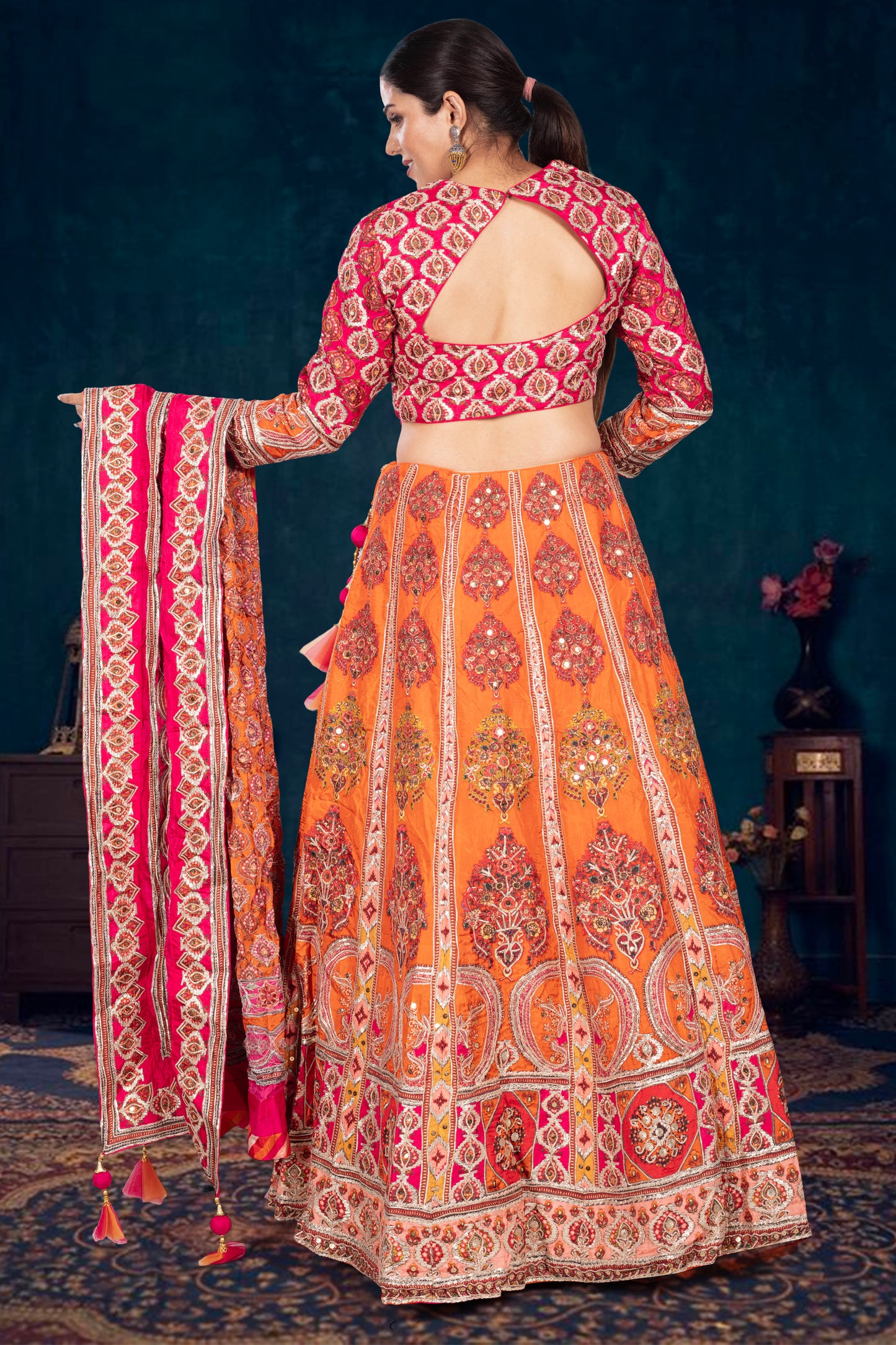 Party Wear Lehenga D-340