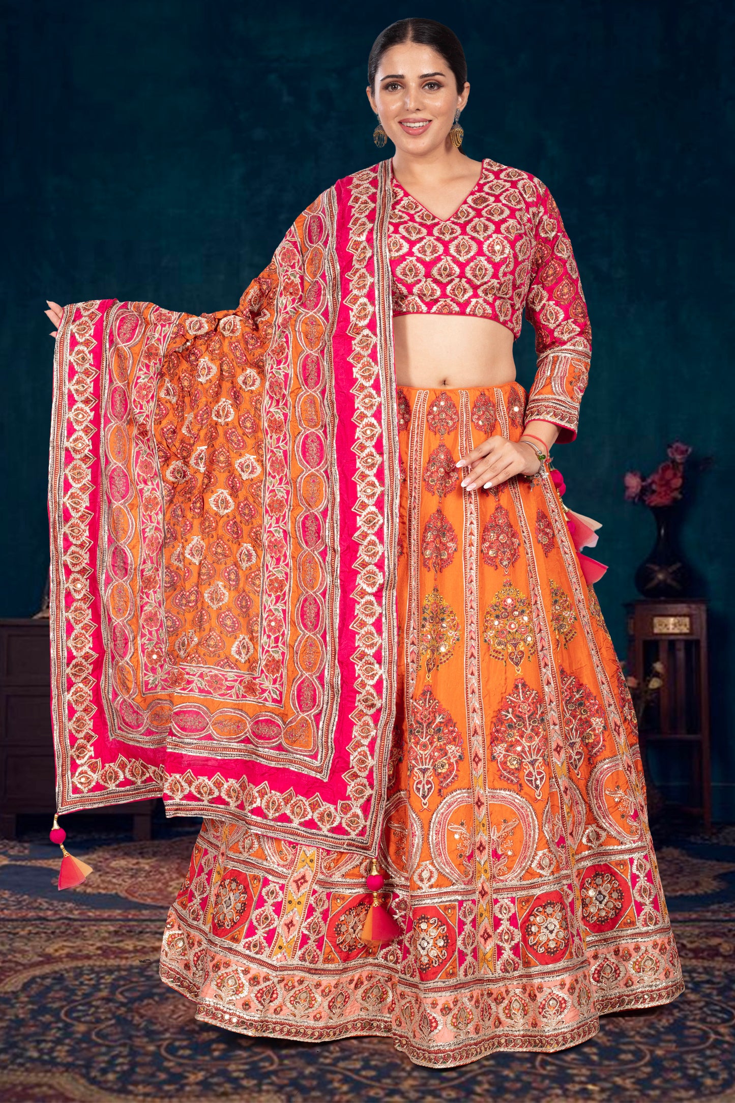 Party Wear Lehenga D-340