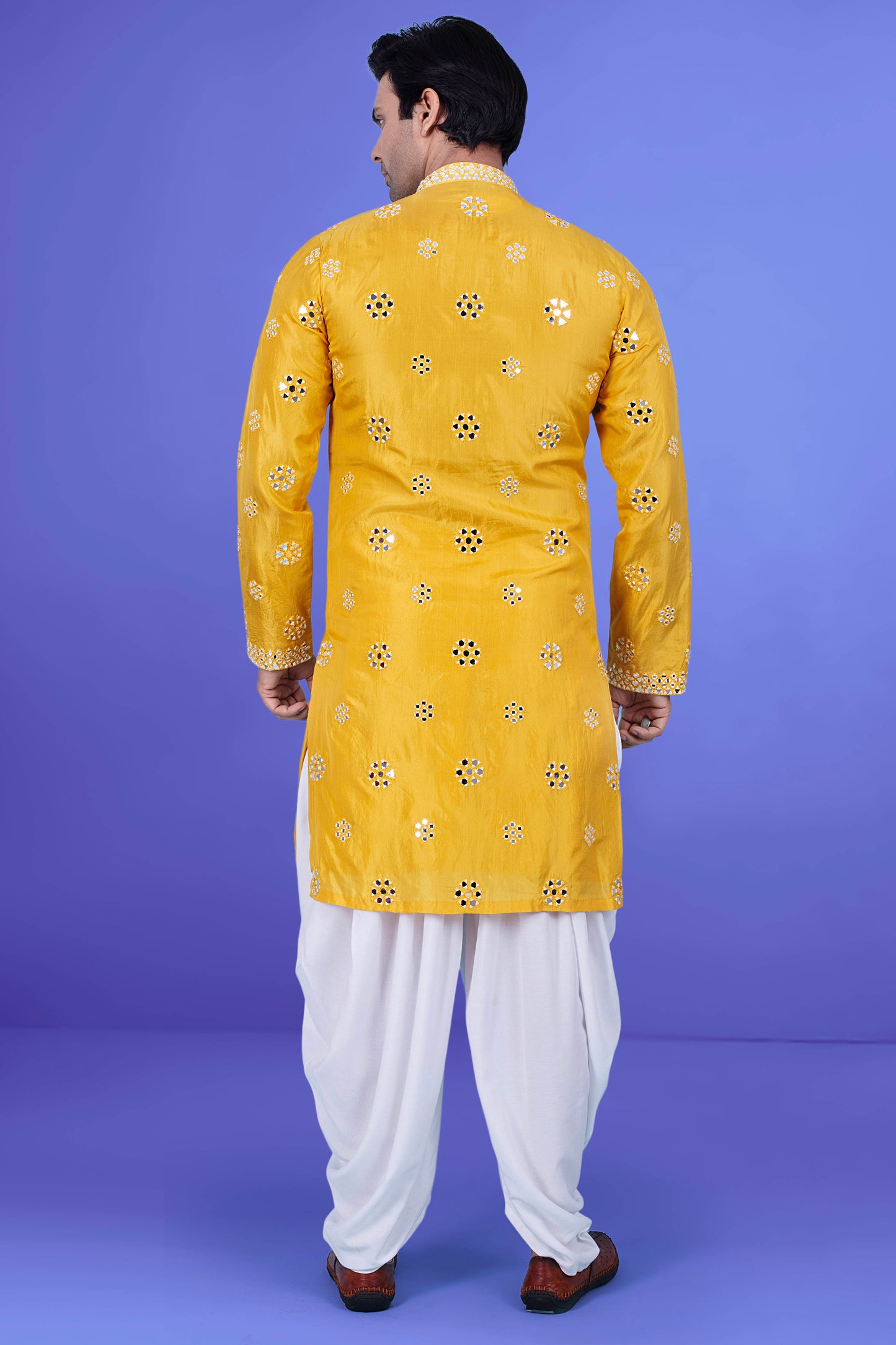 Mens Mirror work  Kurta Salwar J171-N214