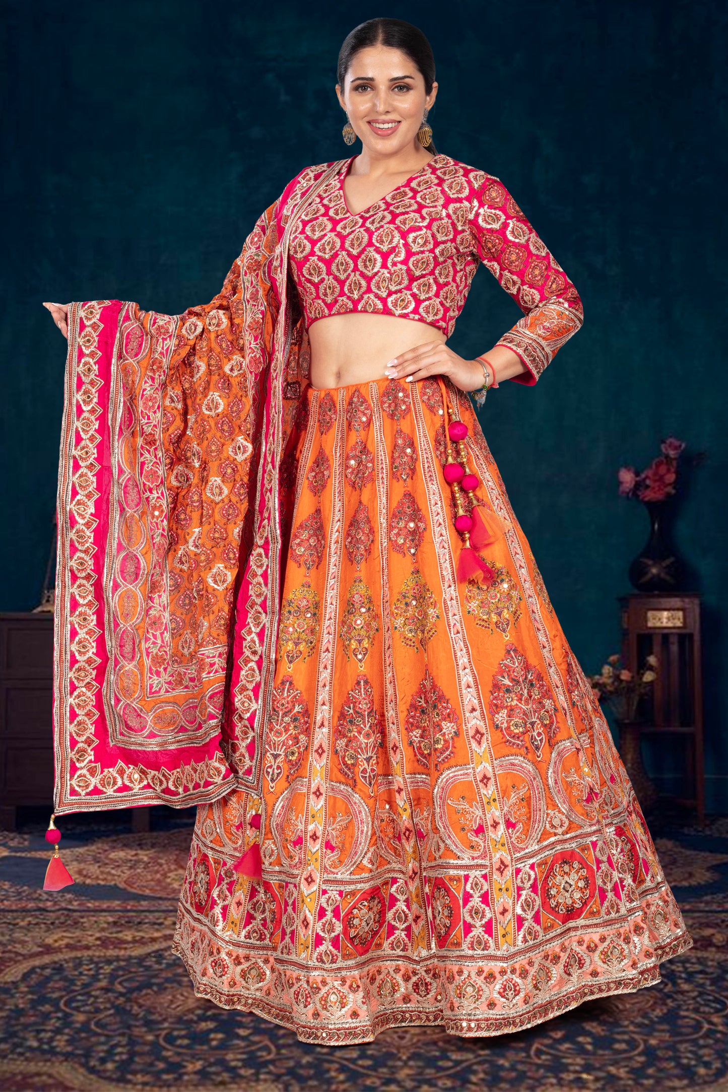 Party Wear Lehenga D-340