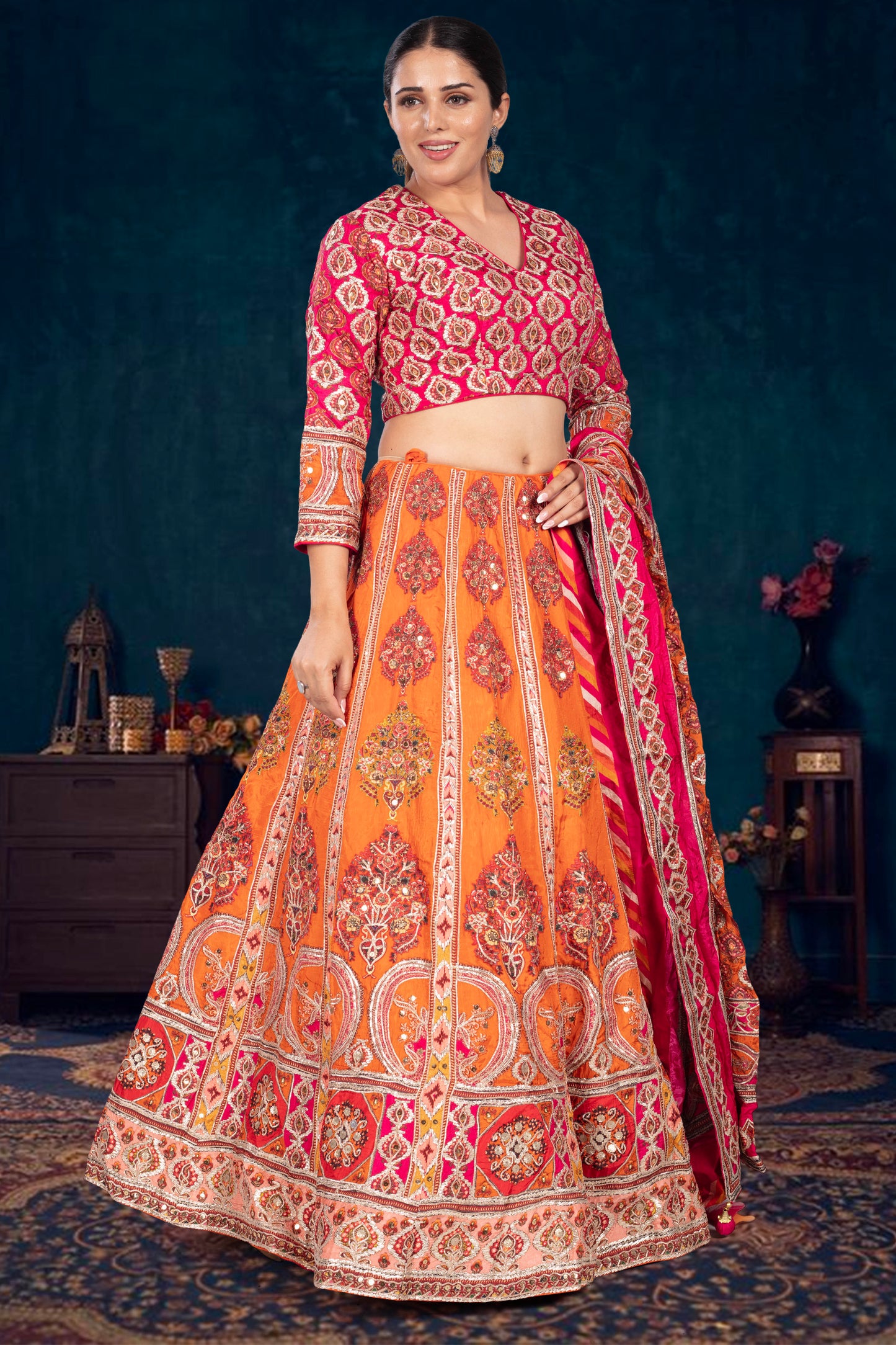 Party Wear Lehenga D-340