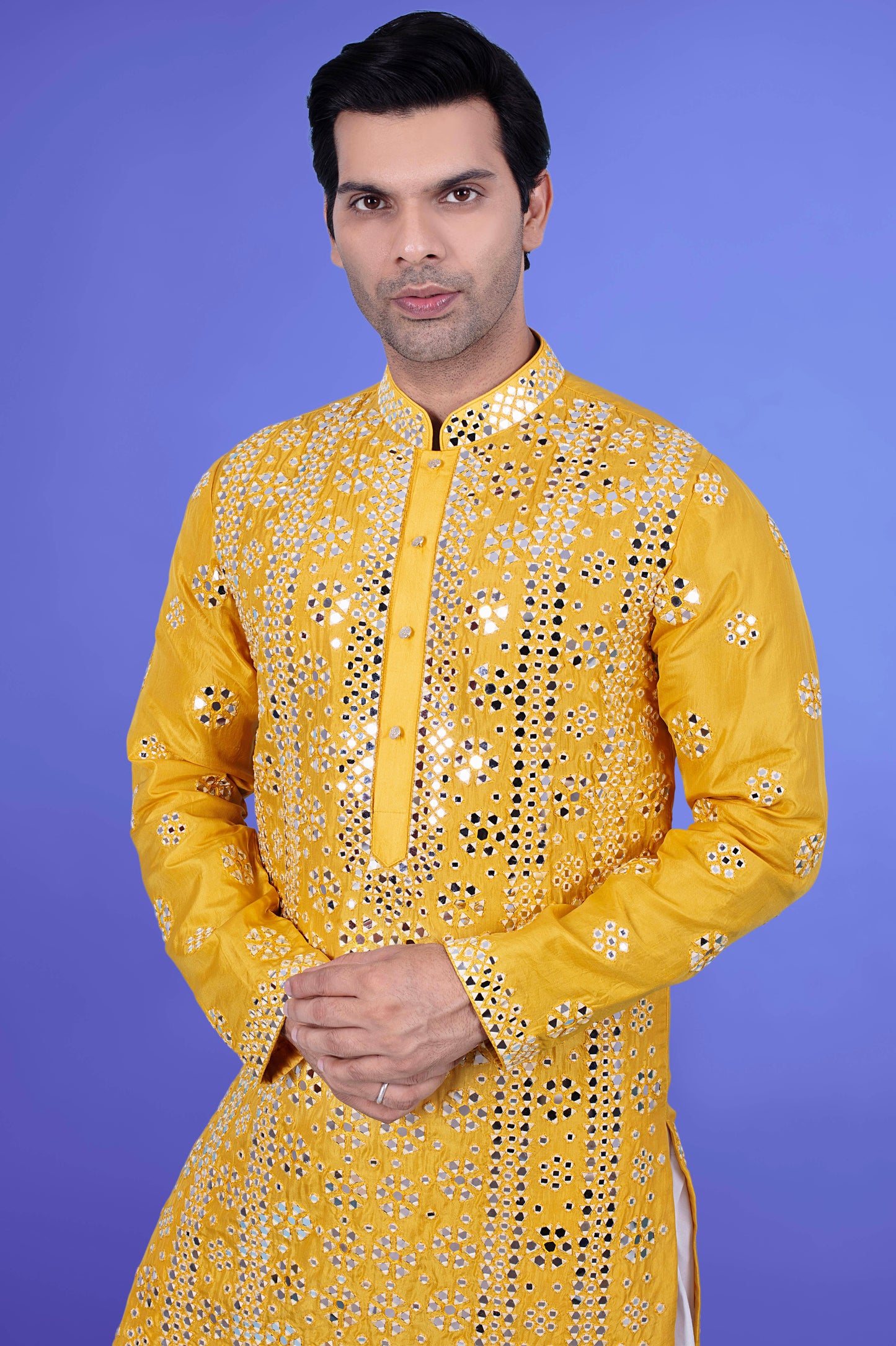 Mens Mirror work  Kurta Salwar J171-N214