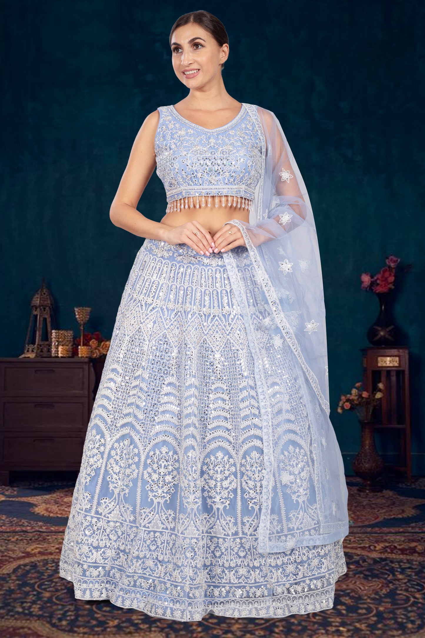 Party Wear Lehenga D-333