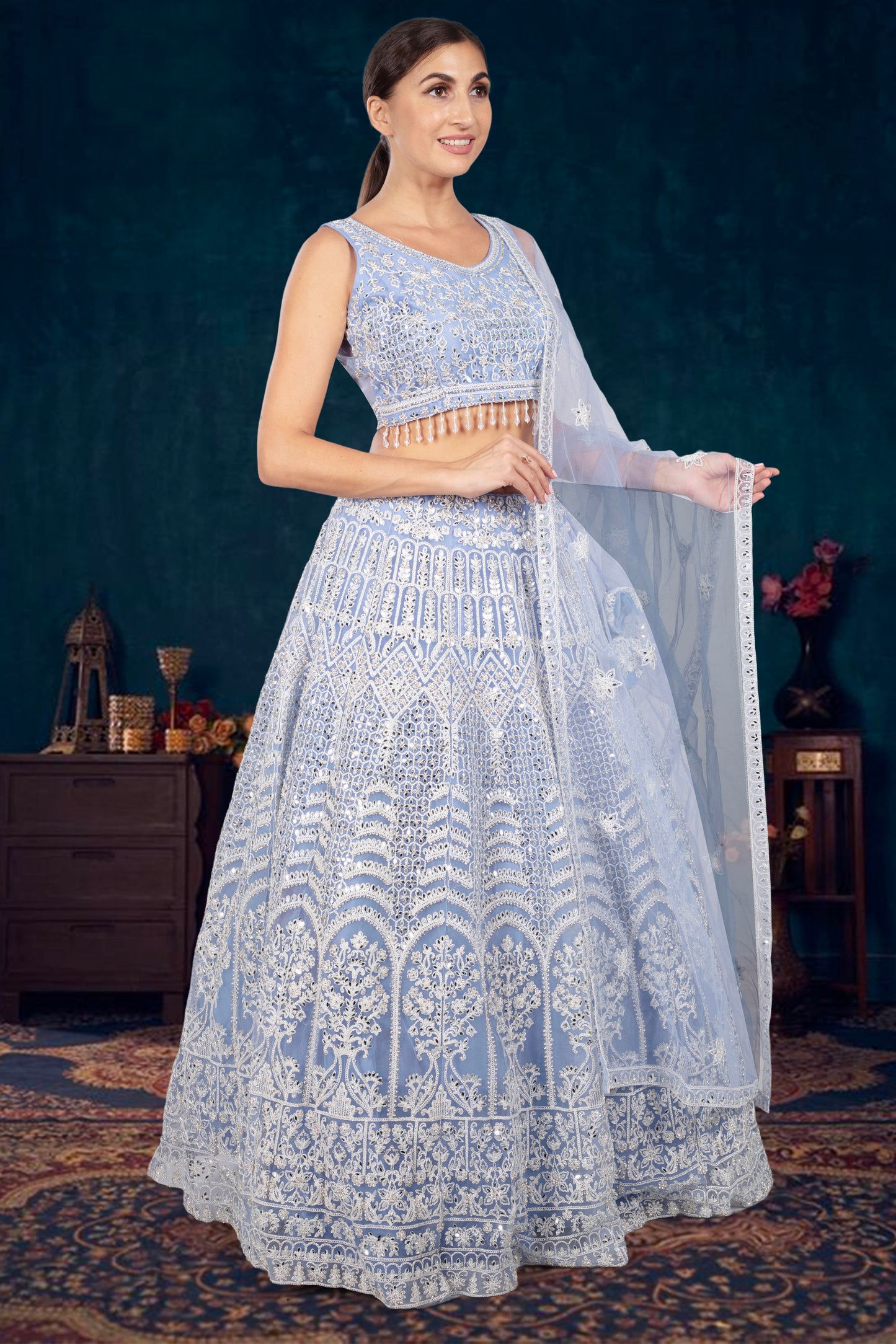 Party Wear Lehenga D-333