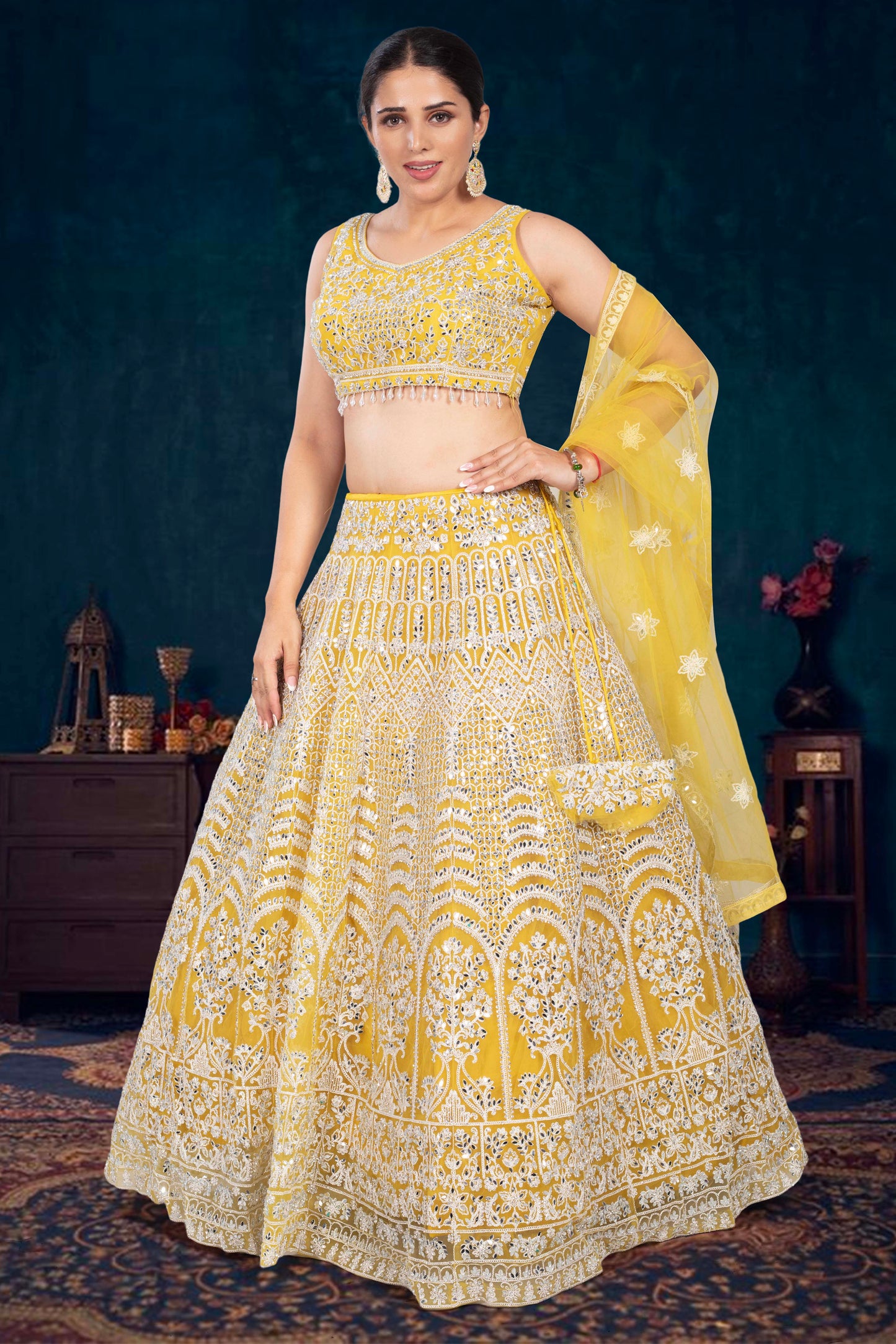 Party Wear Lehenga D-322