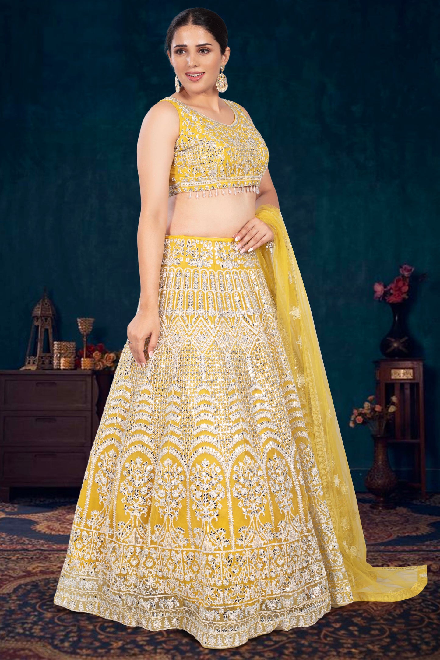 Party Wear Lehenga D-322