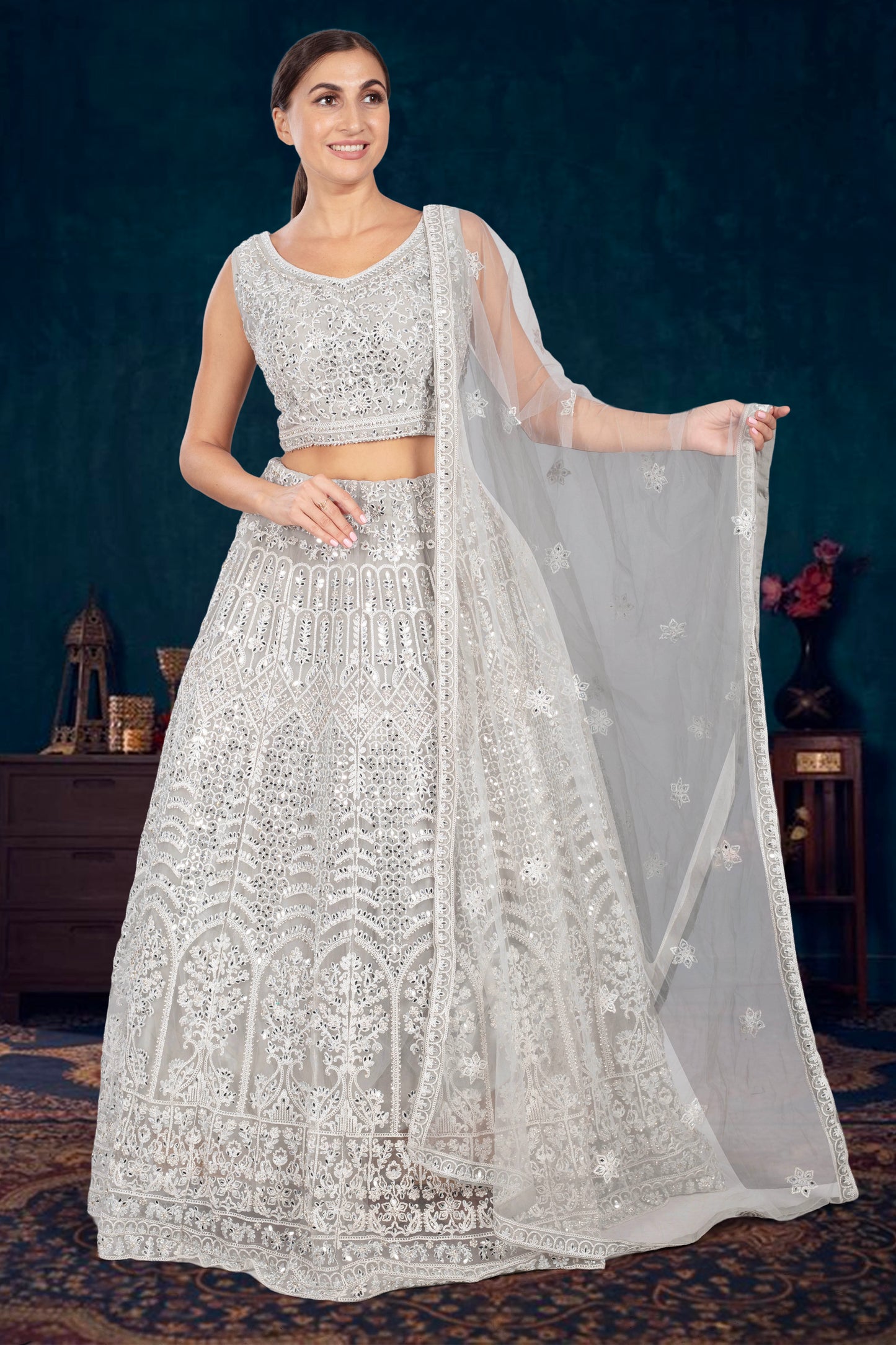 Party Wear Lehenga D-334