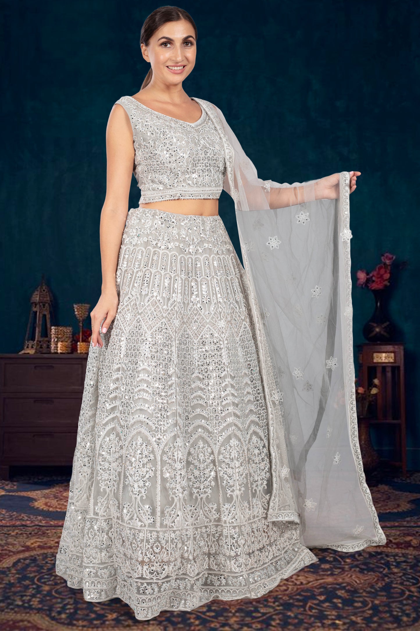 Party Wear Lehenga D-334