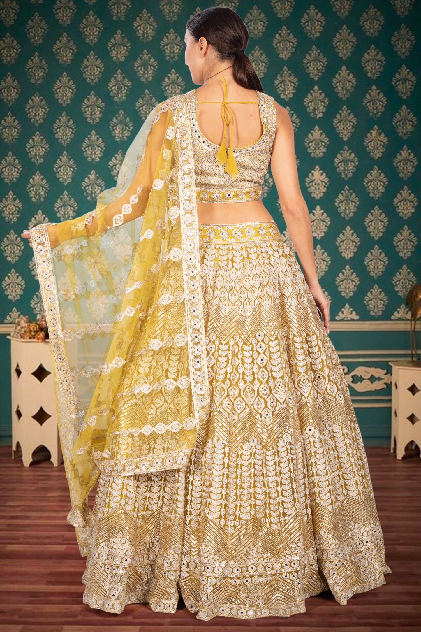 Party Wear Lehenga D-324