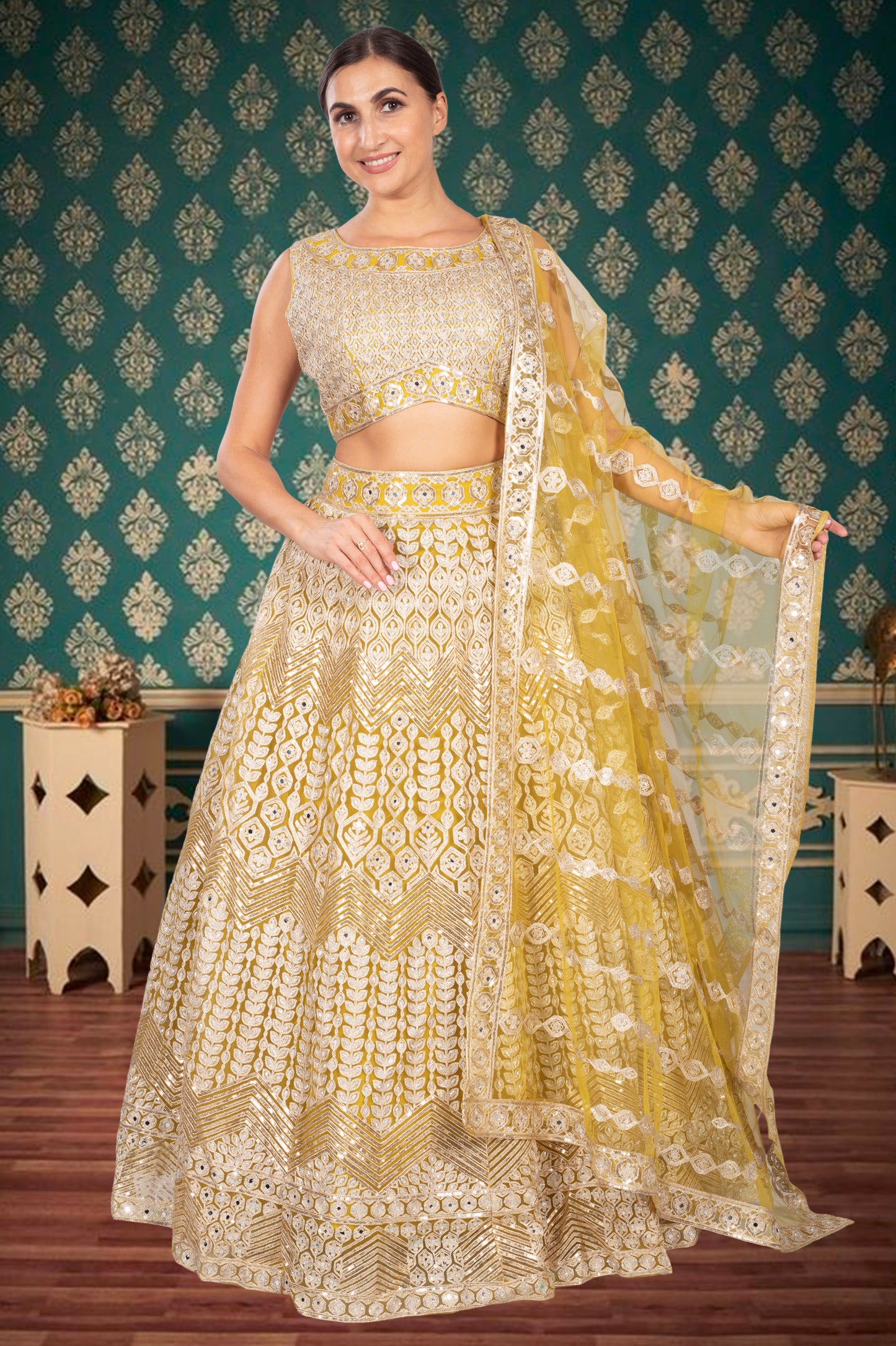 Party Wear Lehenga D-324