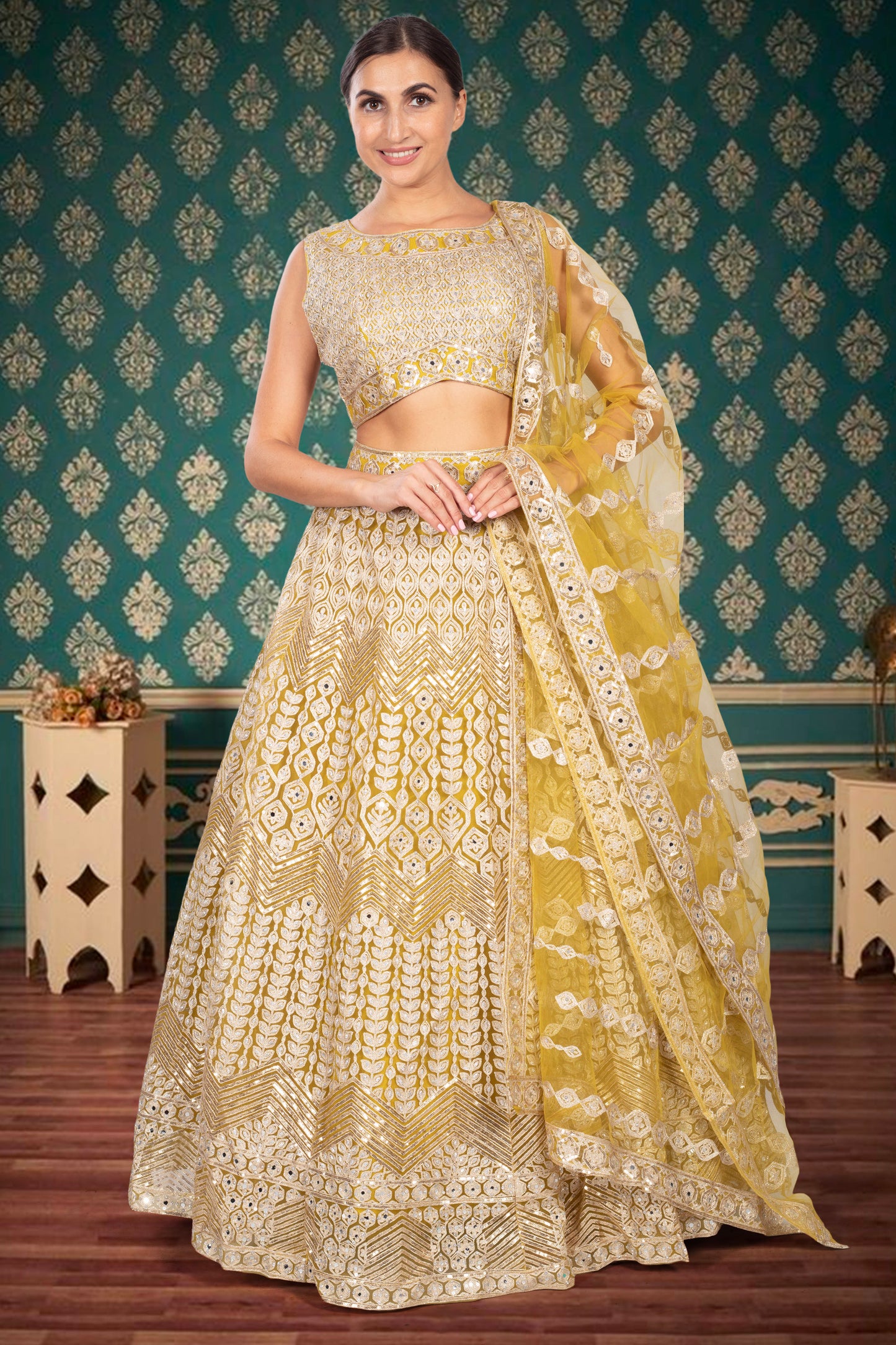 Party Wear Lehenga D-324