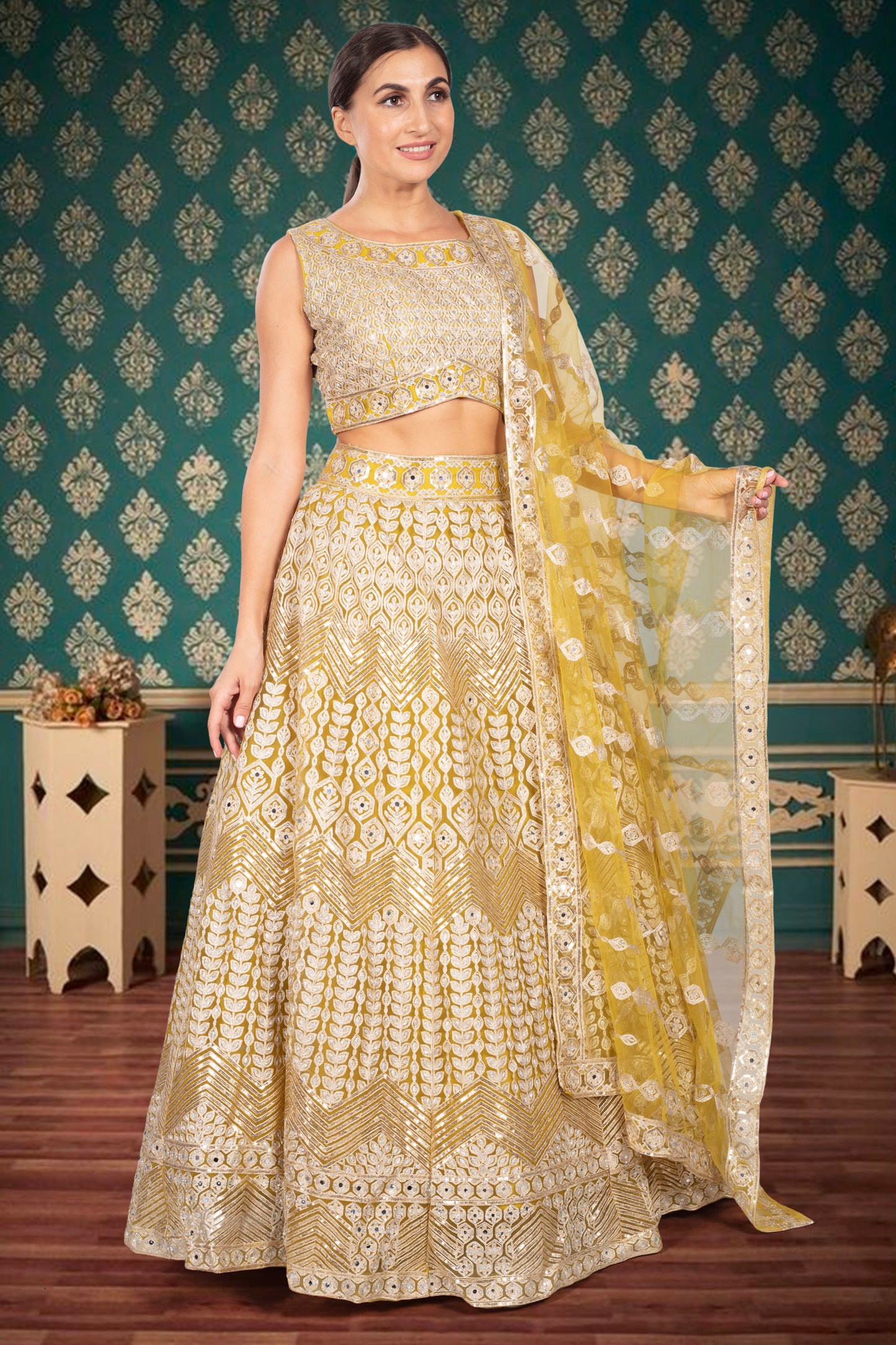 Party Wear Lehenga D-324