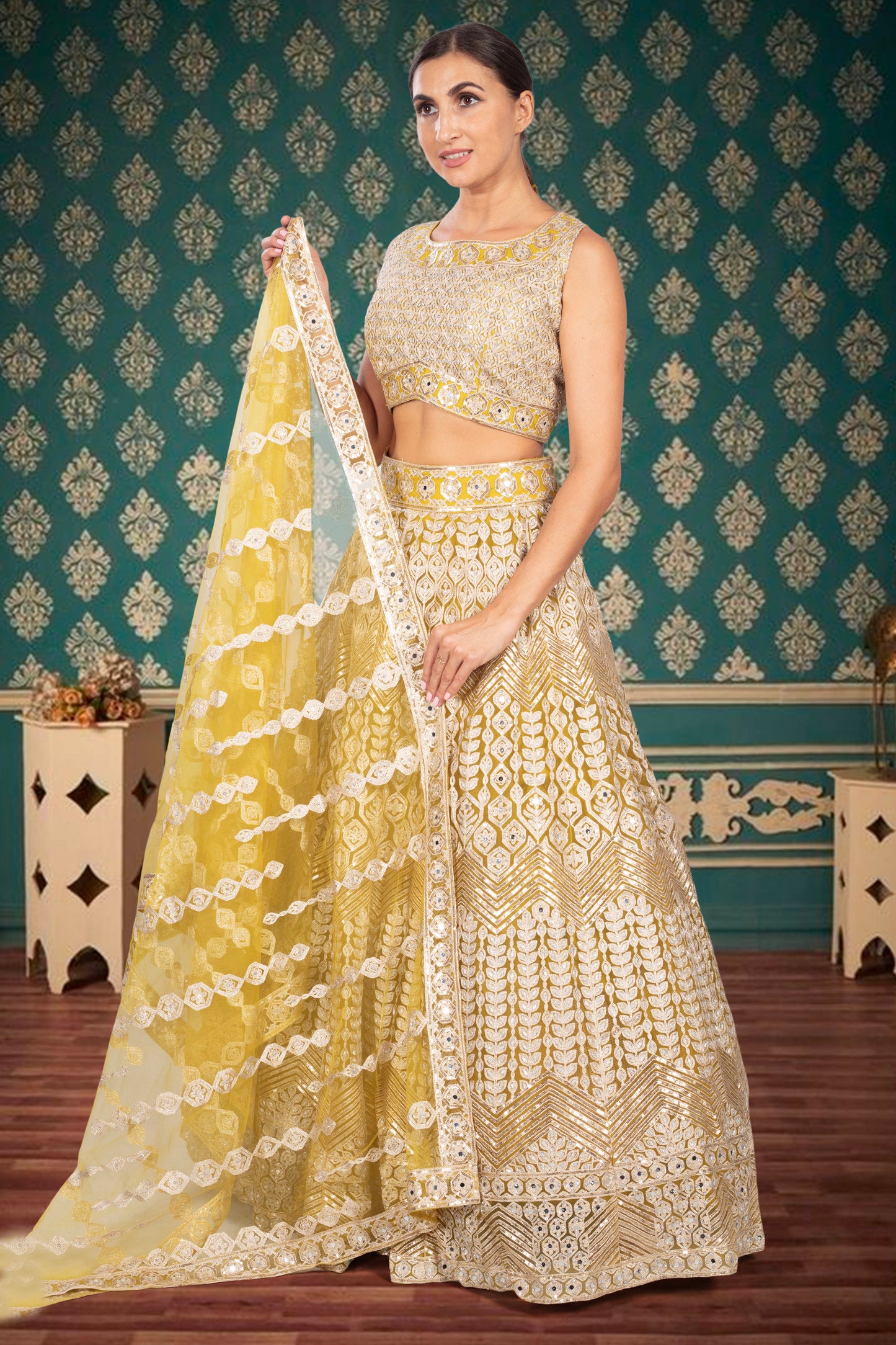 Party Wear Lehenga D-324