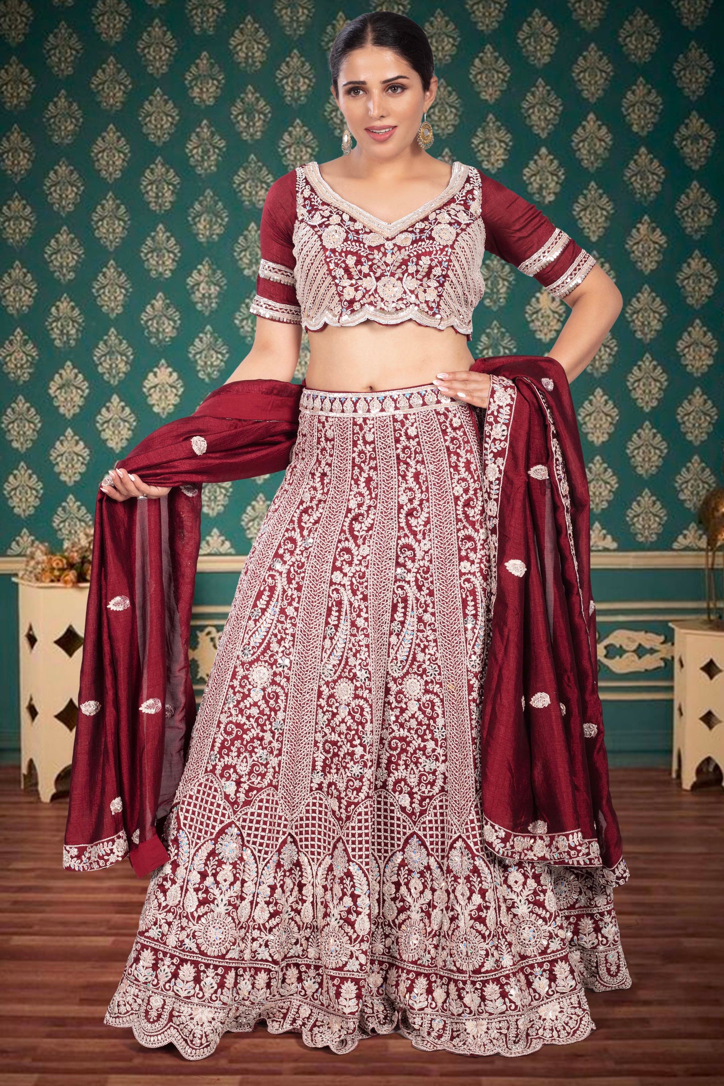 Party Wear Lehenga D-331