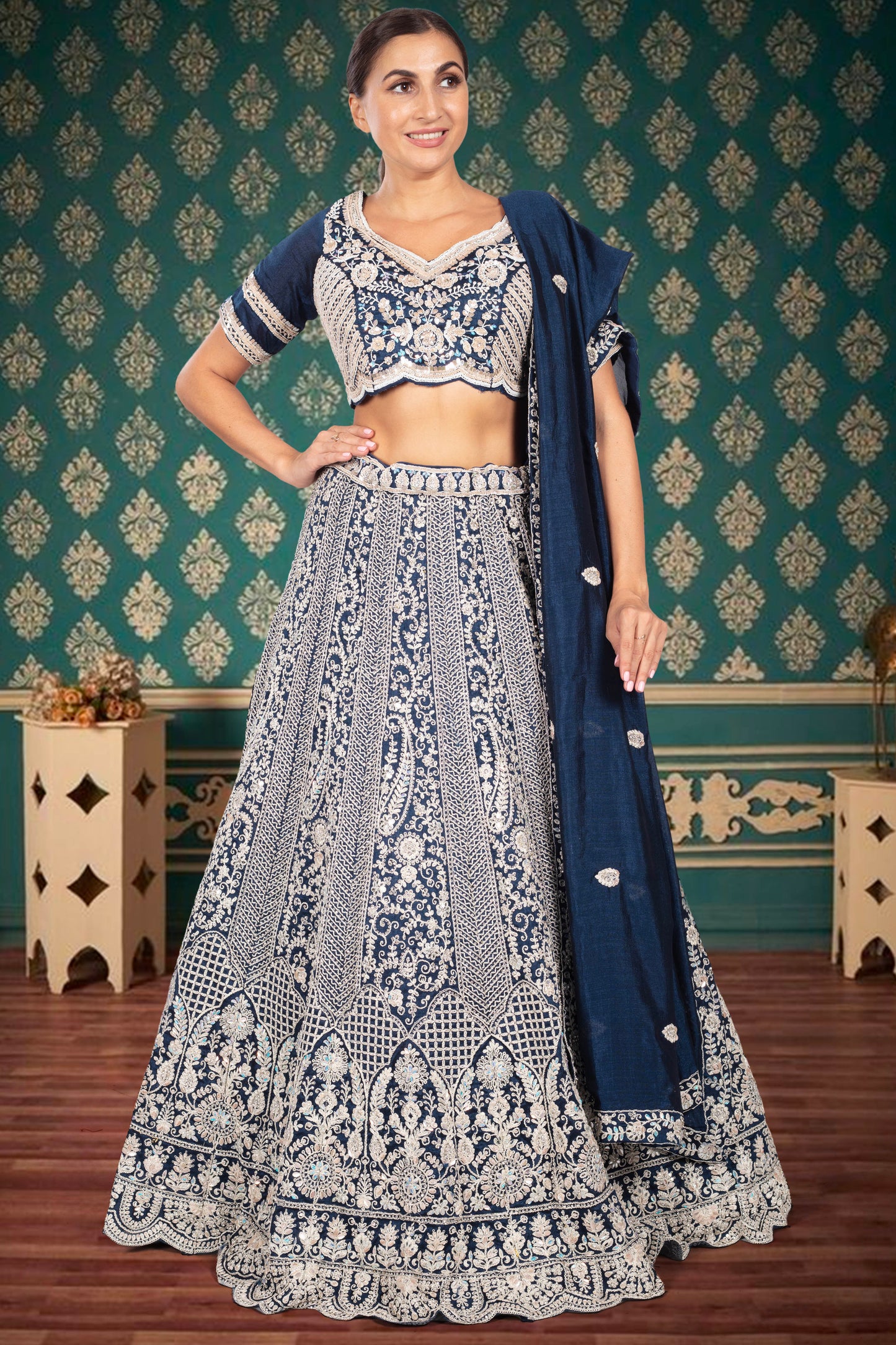 Party Wear Lehenga D-332