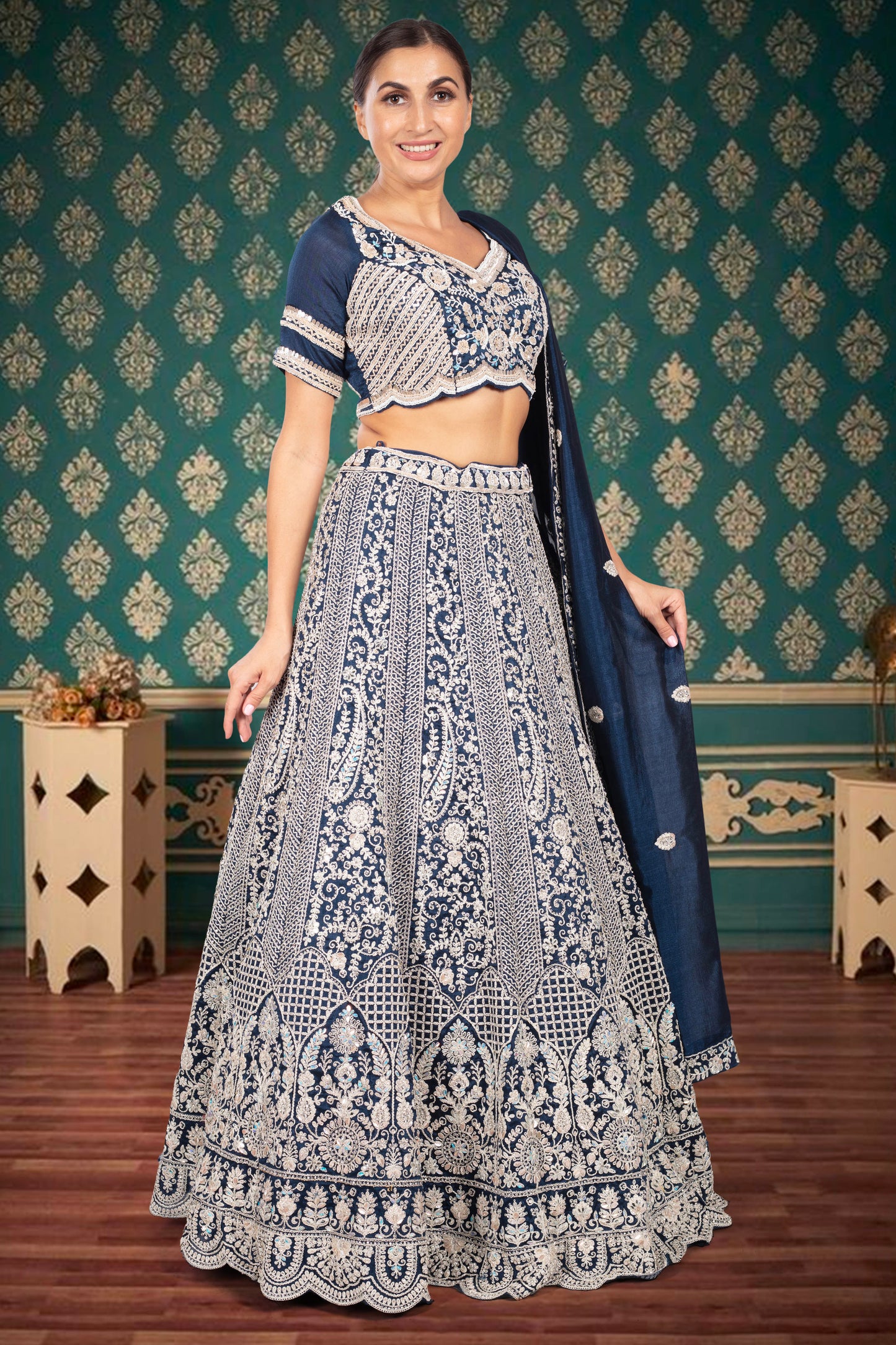 Party Wear Lehenga D-332