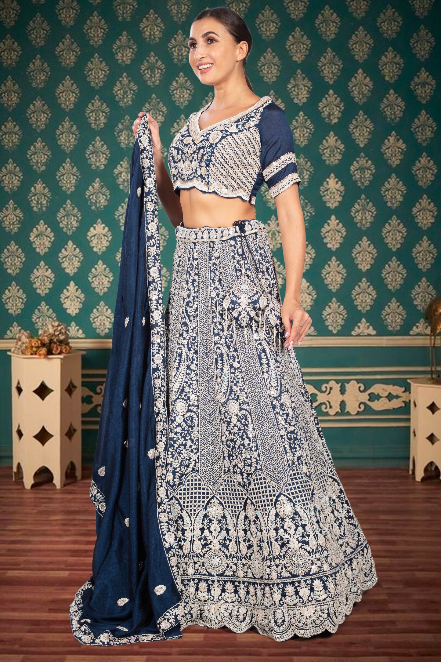 Party Wear Lehenga D-332