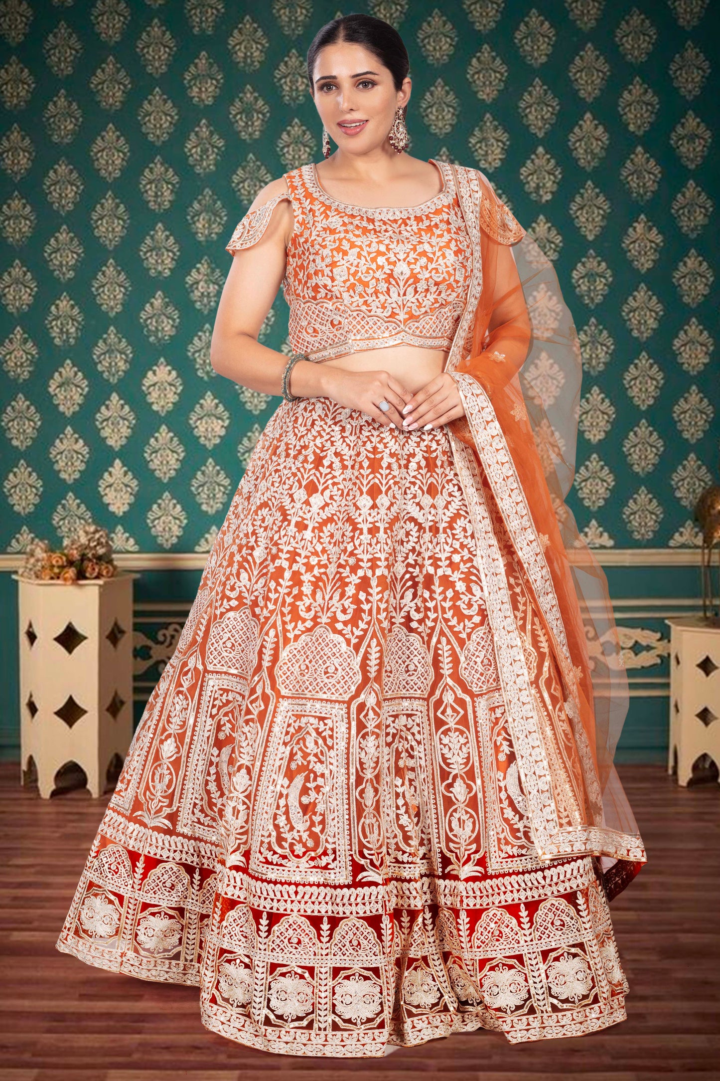 Party Wear Lehenga D-337