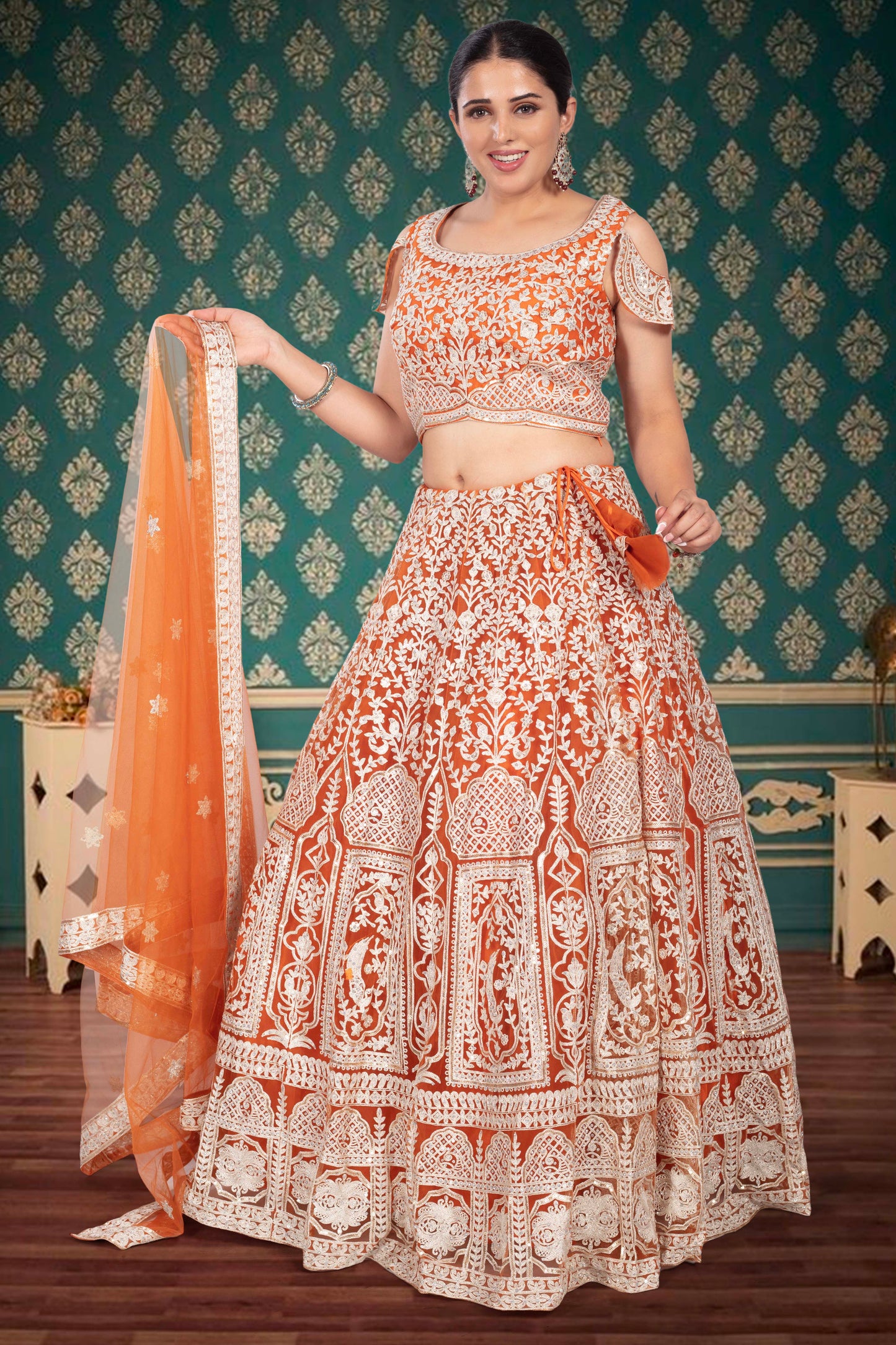 Party Wear Lehenga D-337