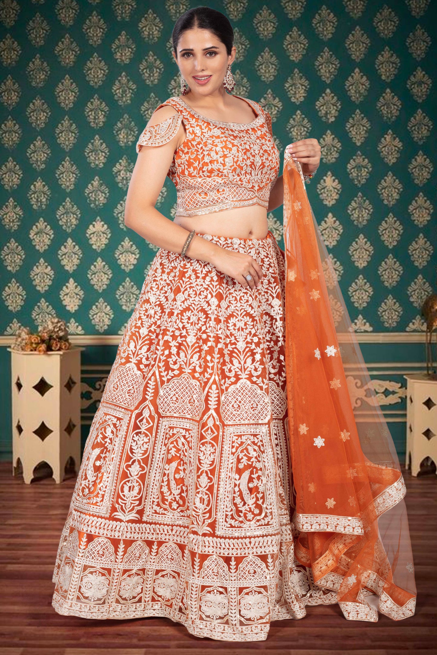 Party Wear Lehenga D-337