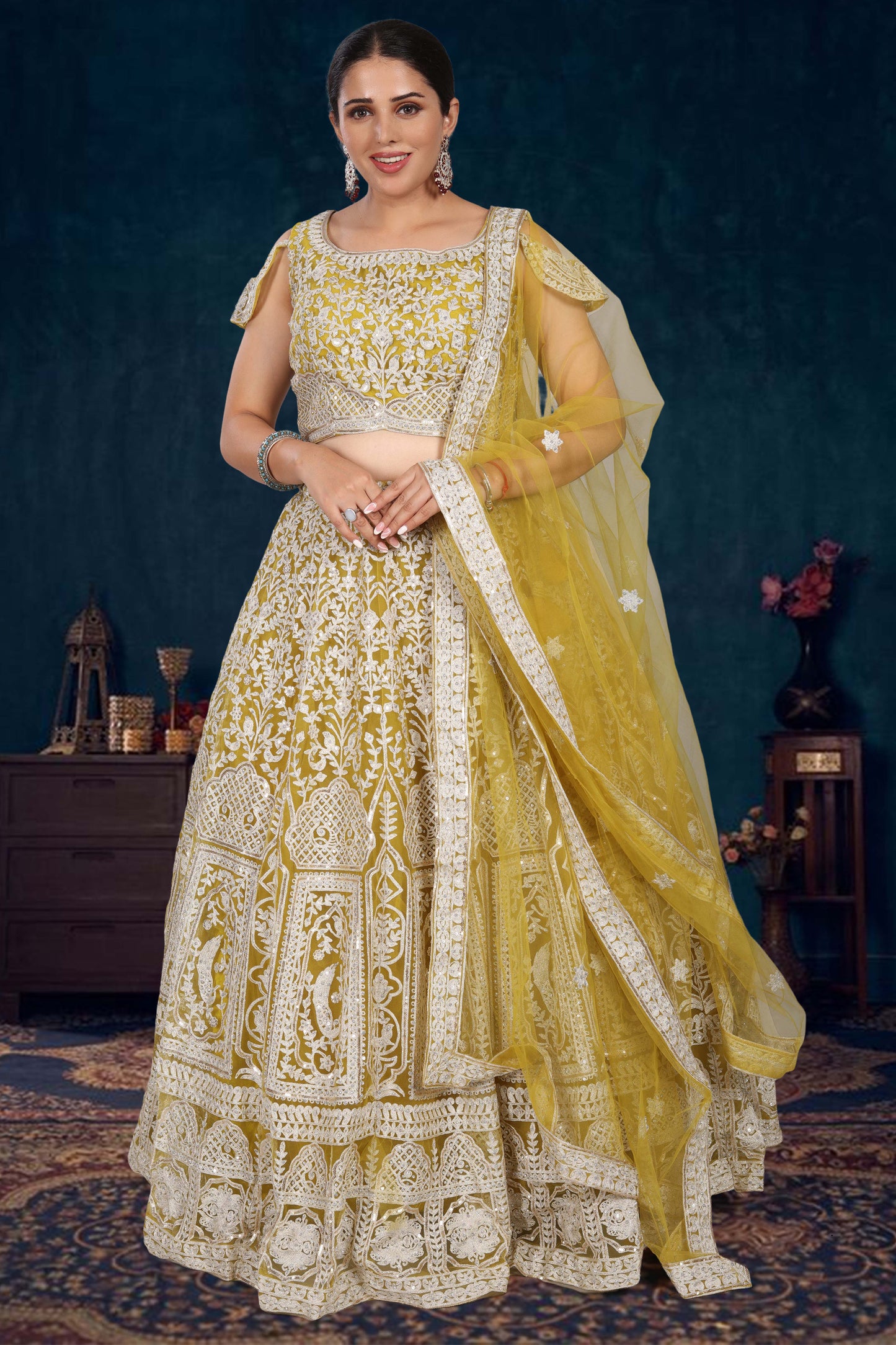 Party Wear Lehenga D-338