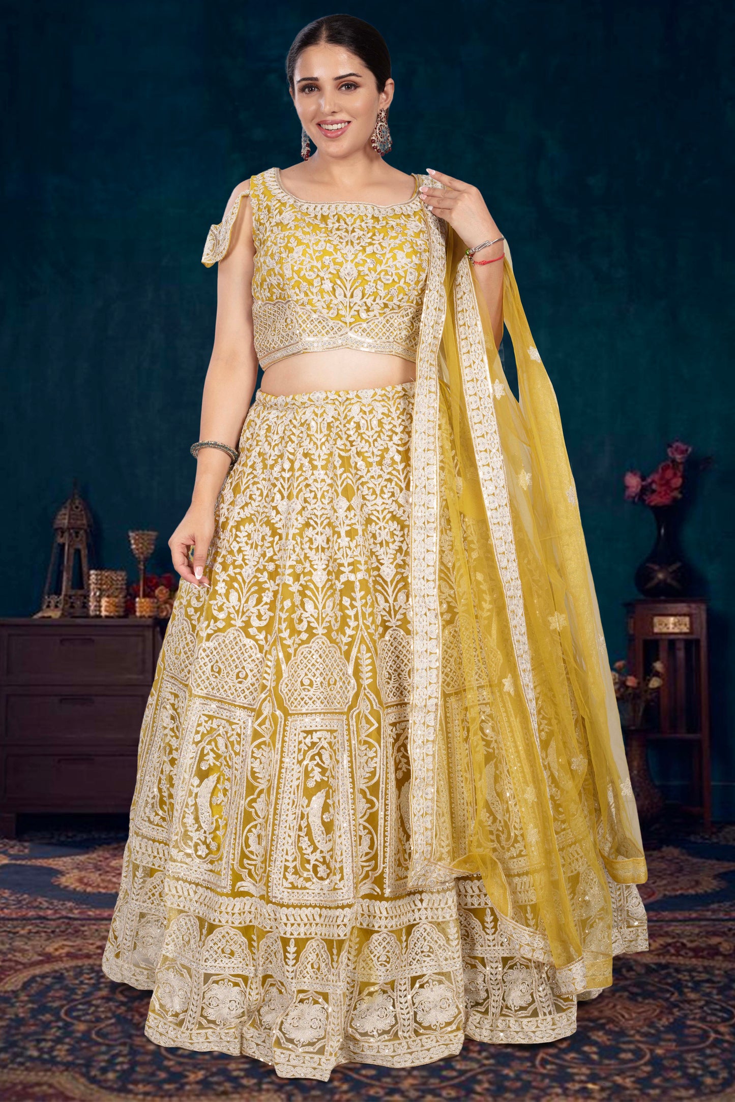 Party Wear Lehenga D-338