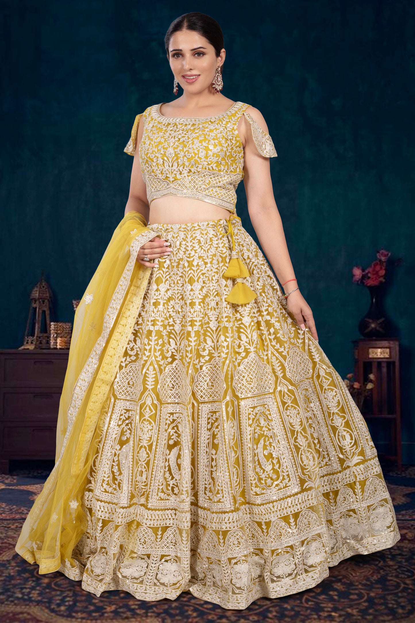 Party Wear Lehenga D-338