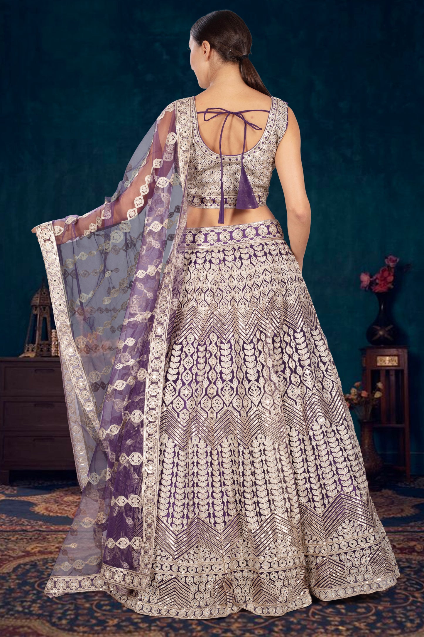 Party Wear Lehenga D-326