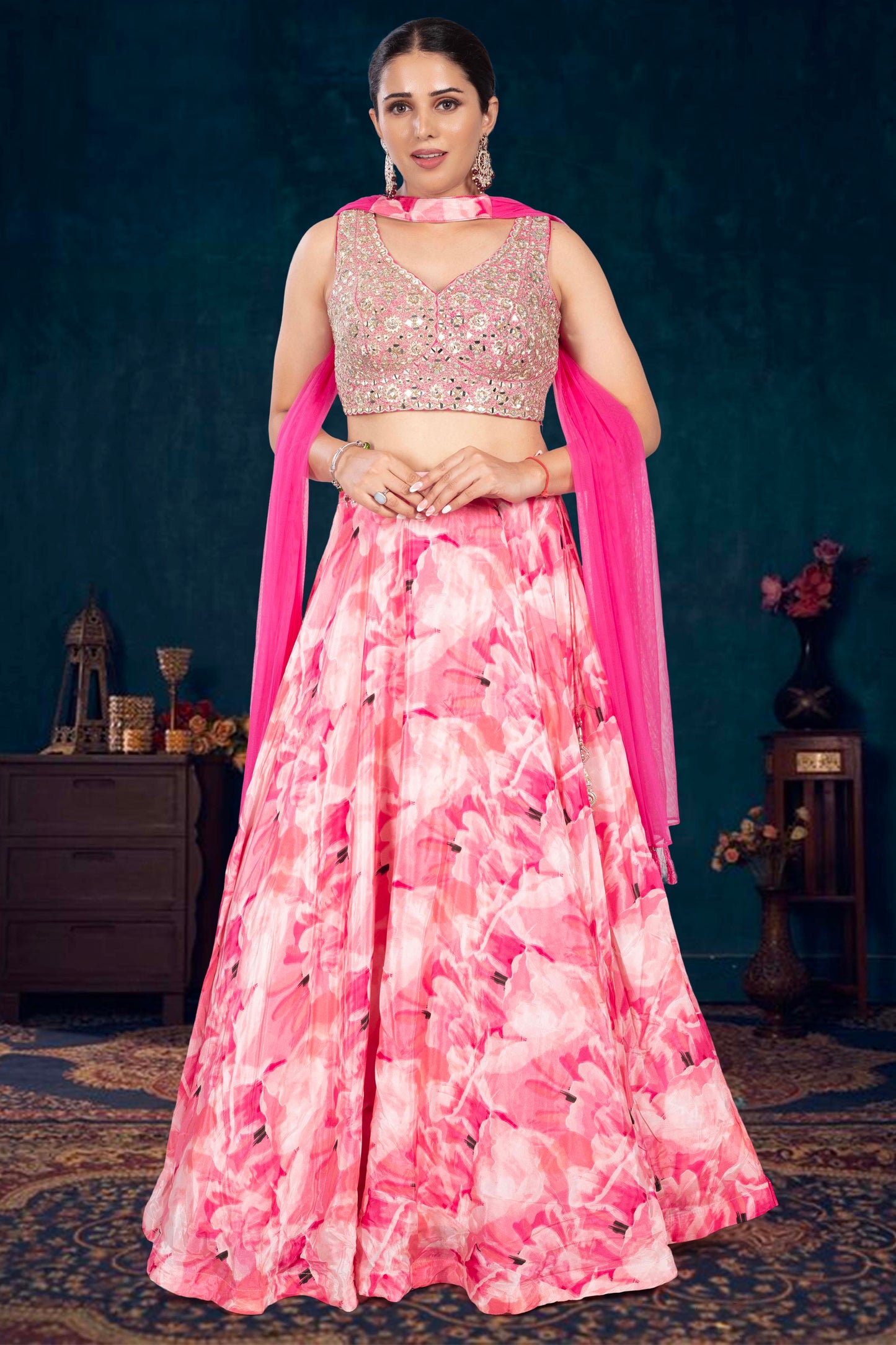 Party Wear Lehenga D-335