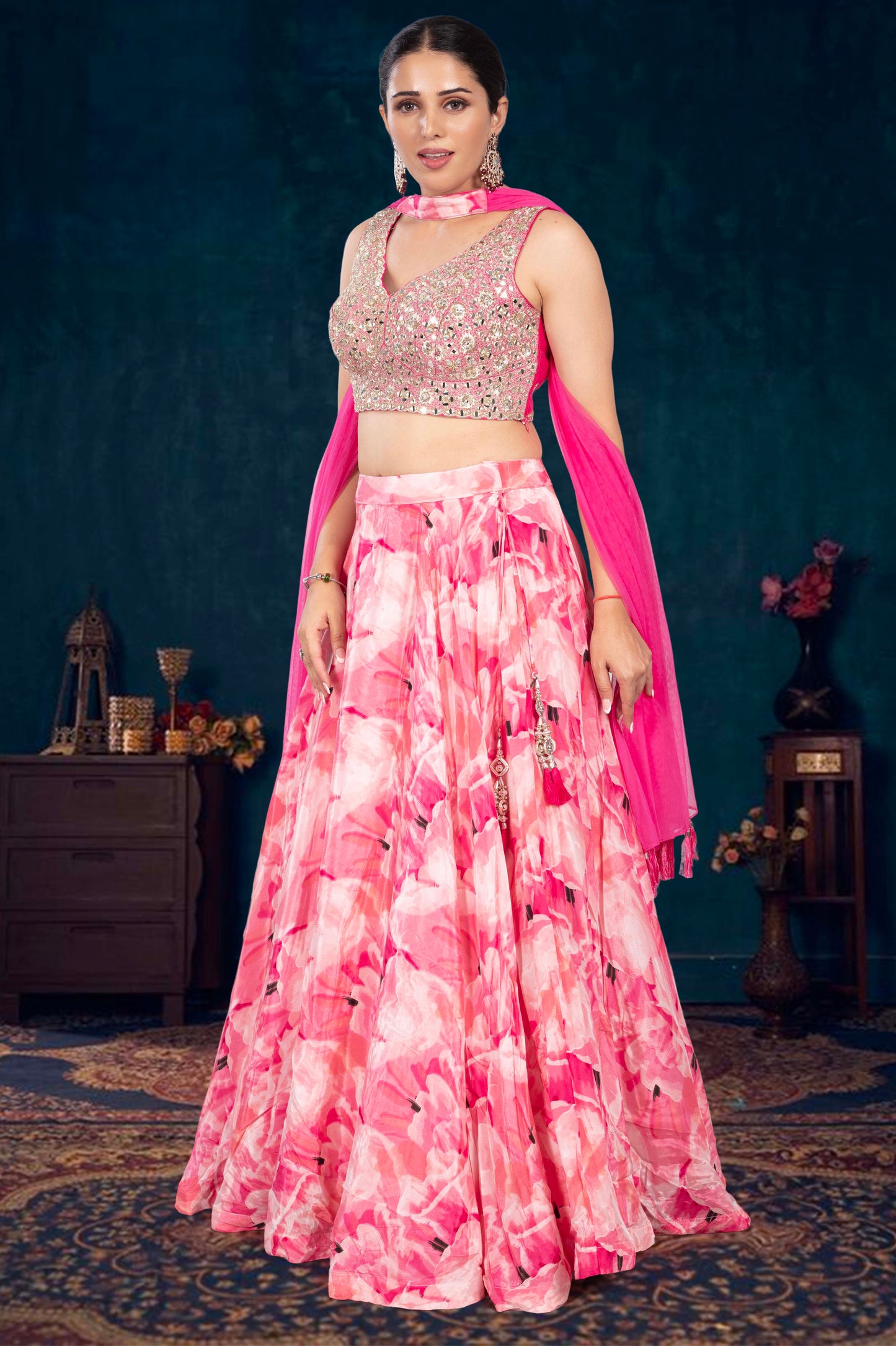 Party Wear Lehenga D-335