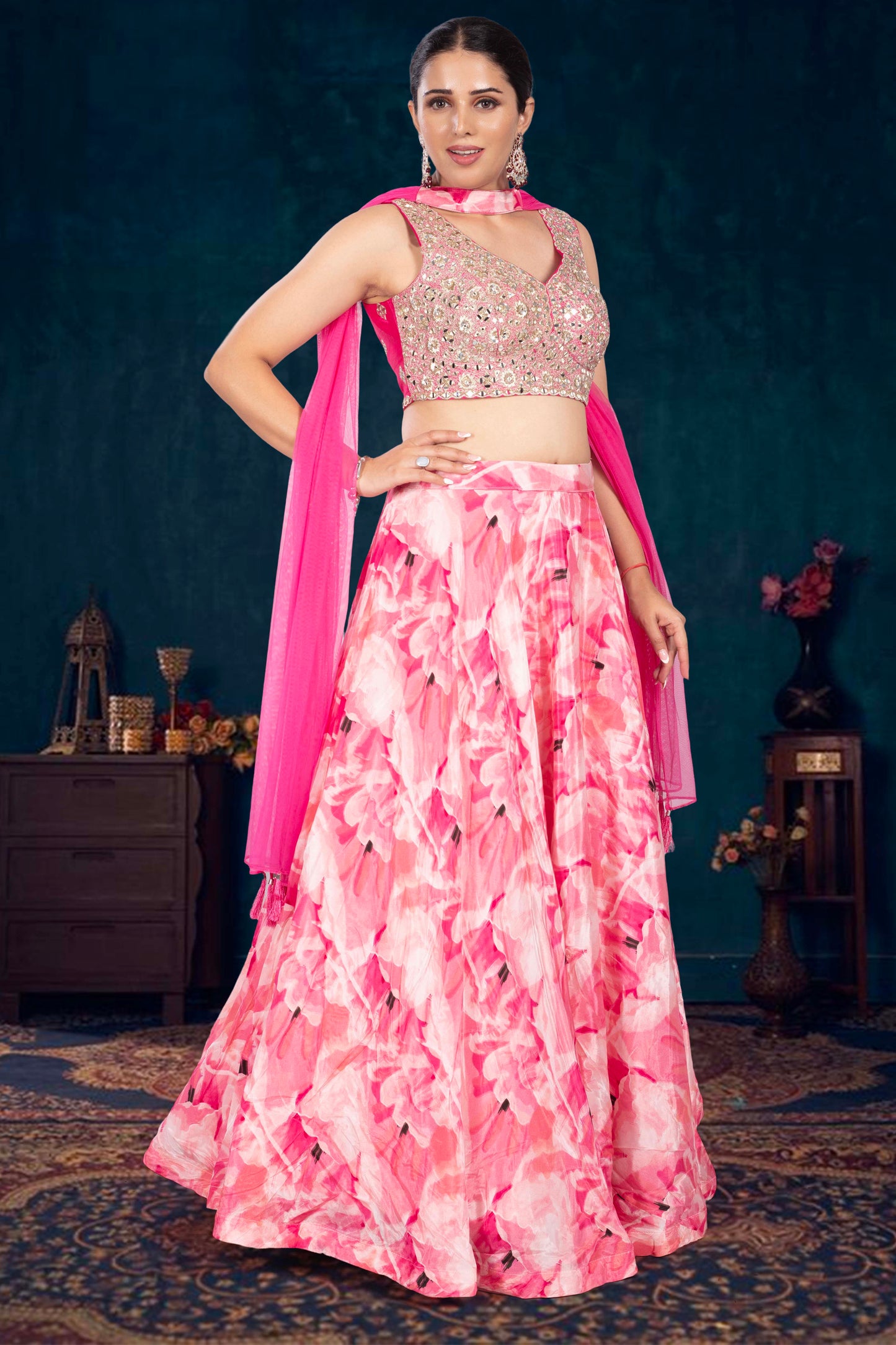 Party Wear Lehenga D-335